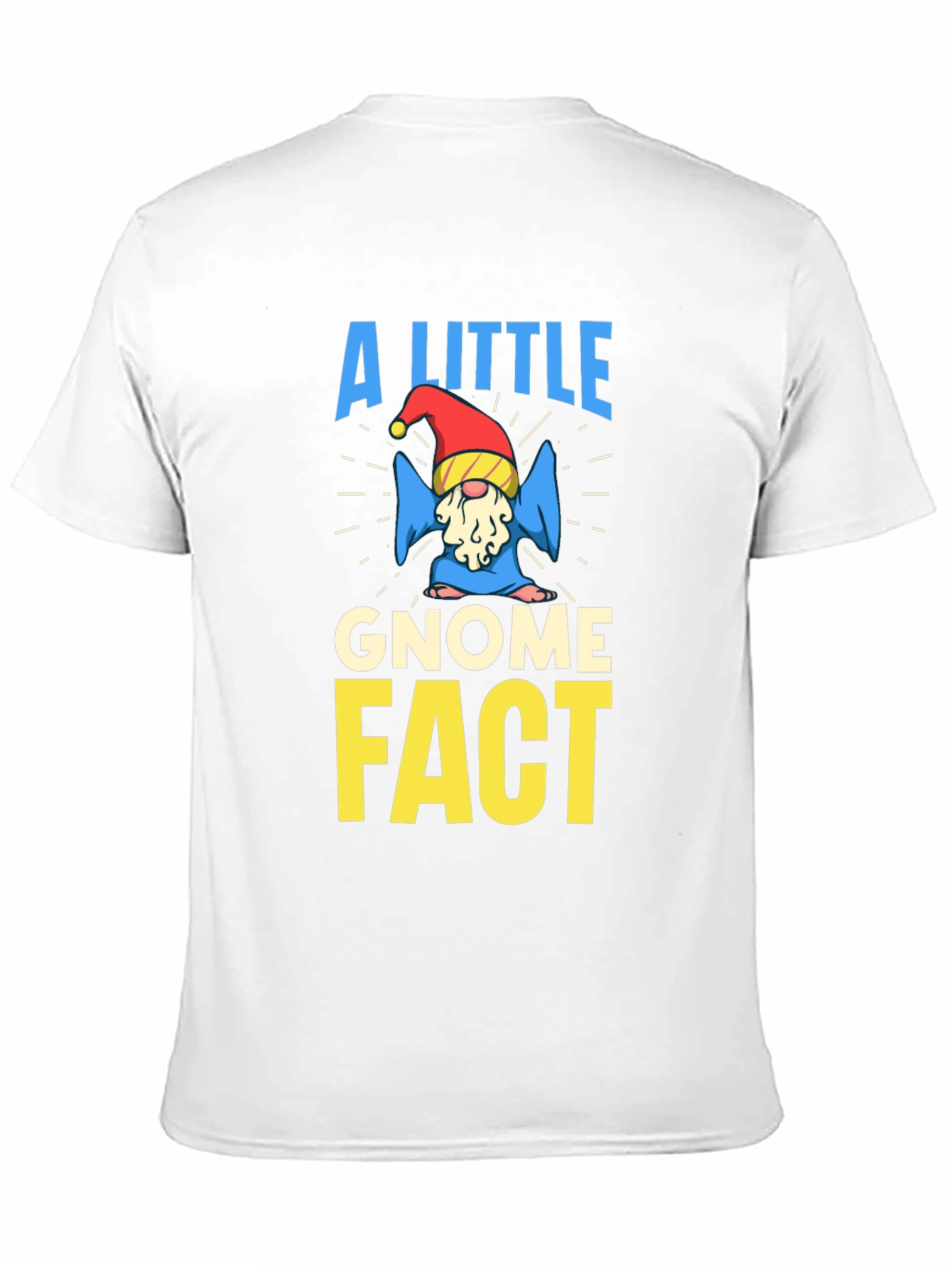 A Little Gnome Fact Novelty Graphic Tee