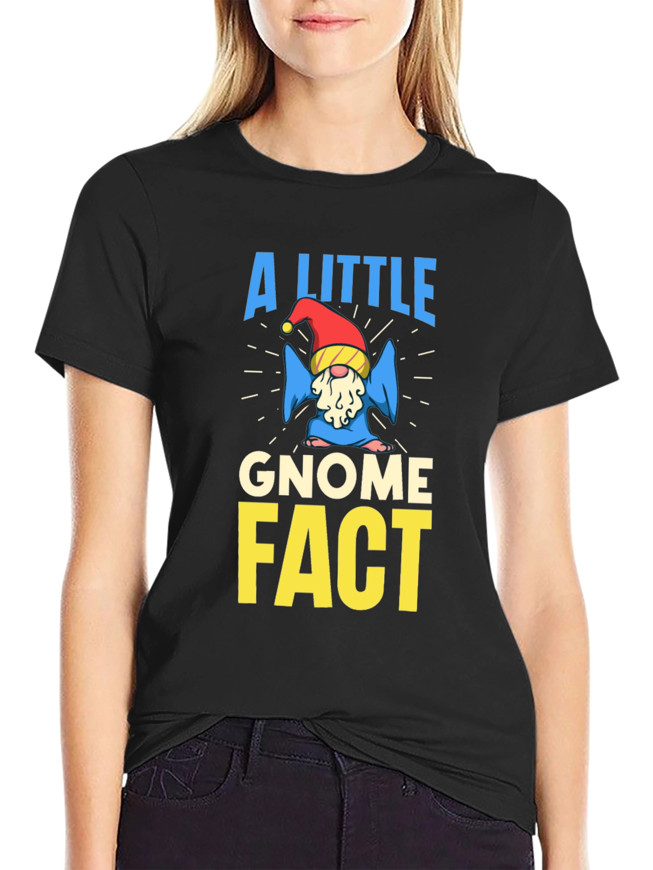 A Little Gnome Fact Novelty Graphic Tee