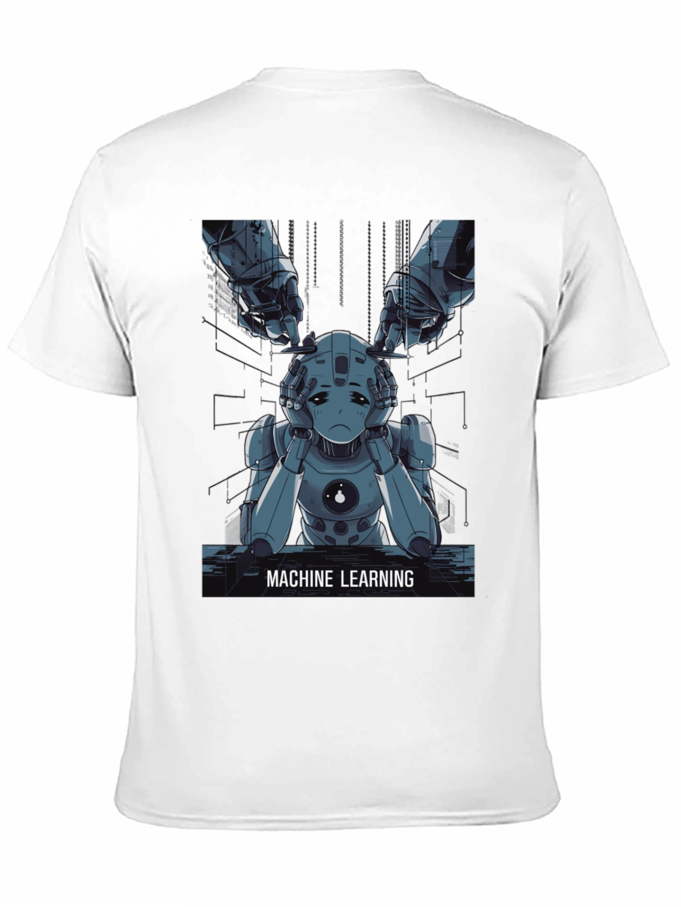 Machine Learning Robot Graphic Tee