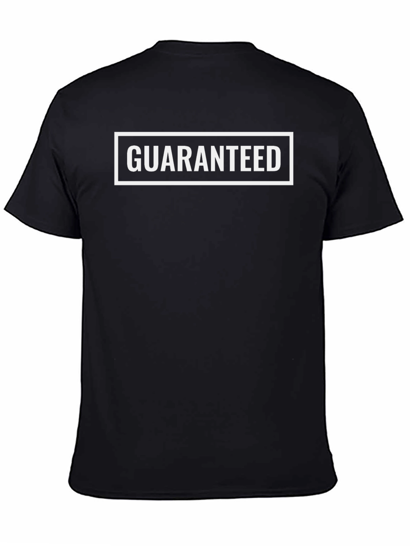 Guaranteed Graphic Print Black T-Shirt