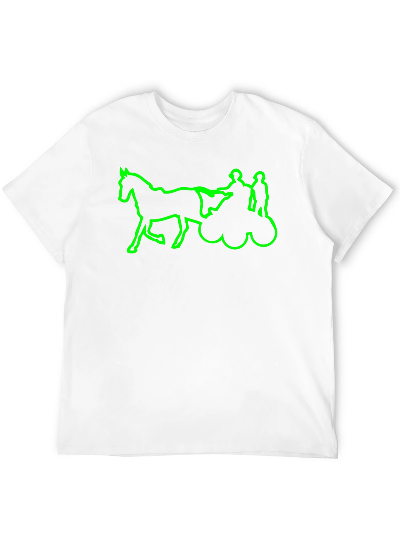 Green Horse & Carriage T-Shirt