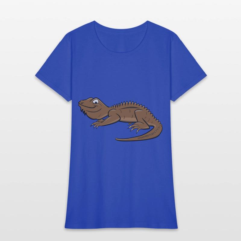 Cartoon Brown Lizard