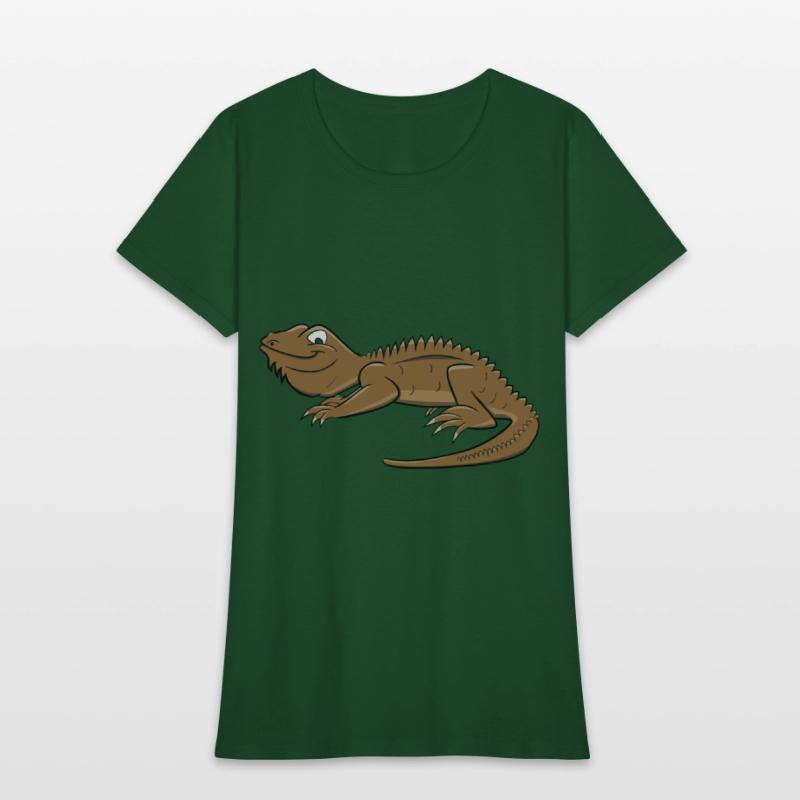 Cartoon Brown Lizard