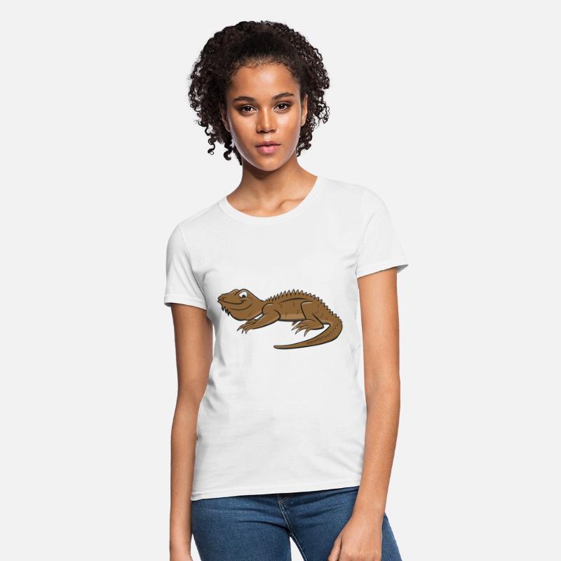 Cartoon Brown Lizard