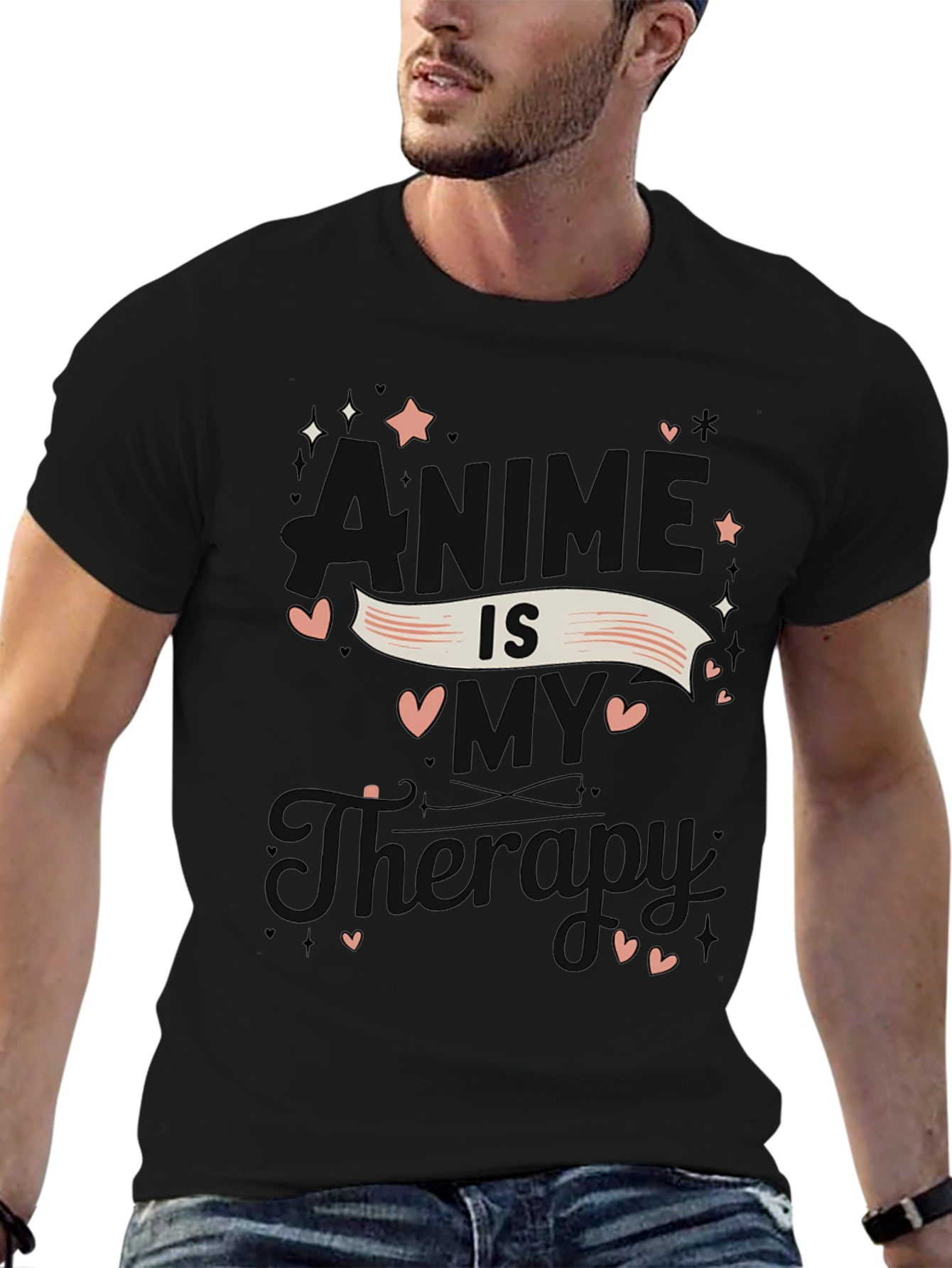 Anime Is My Therapy Graphic Tee