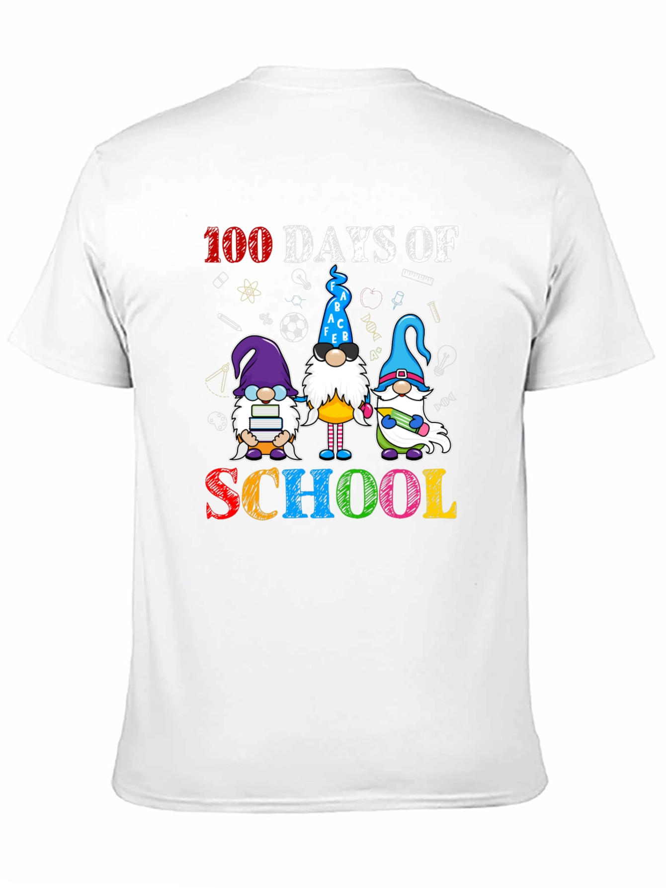 100 Days of School Gnome T-Shirt