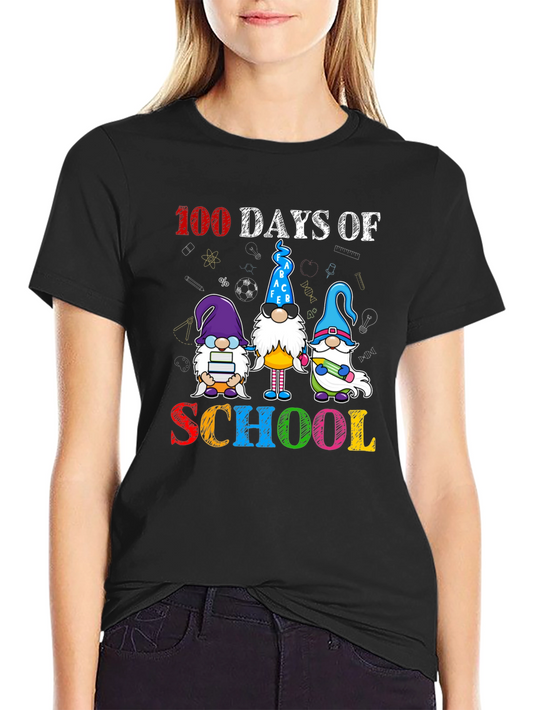 100 Days of School Gnome T-Shirt