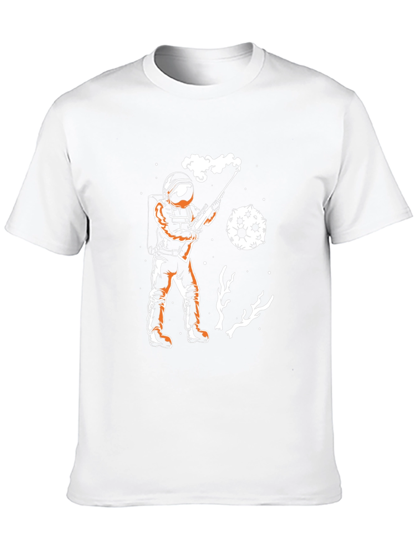 Astronaut Moon Shot T-Shirt - Black Graphic Tee