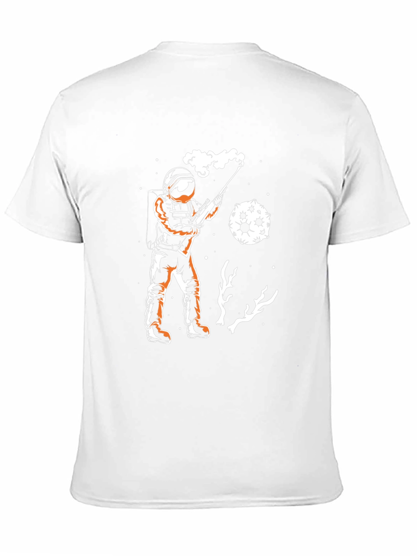 Astronaut Moon Shot T-Shirt - Black Graphic Tee