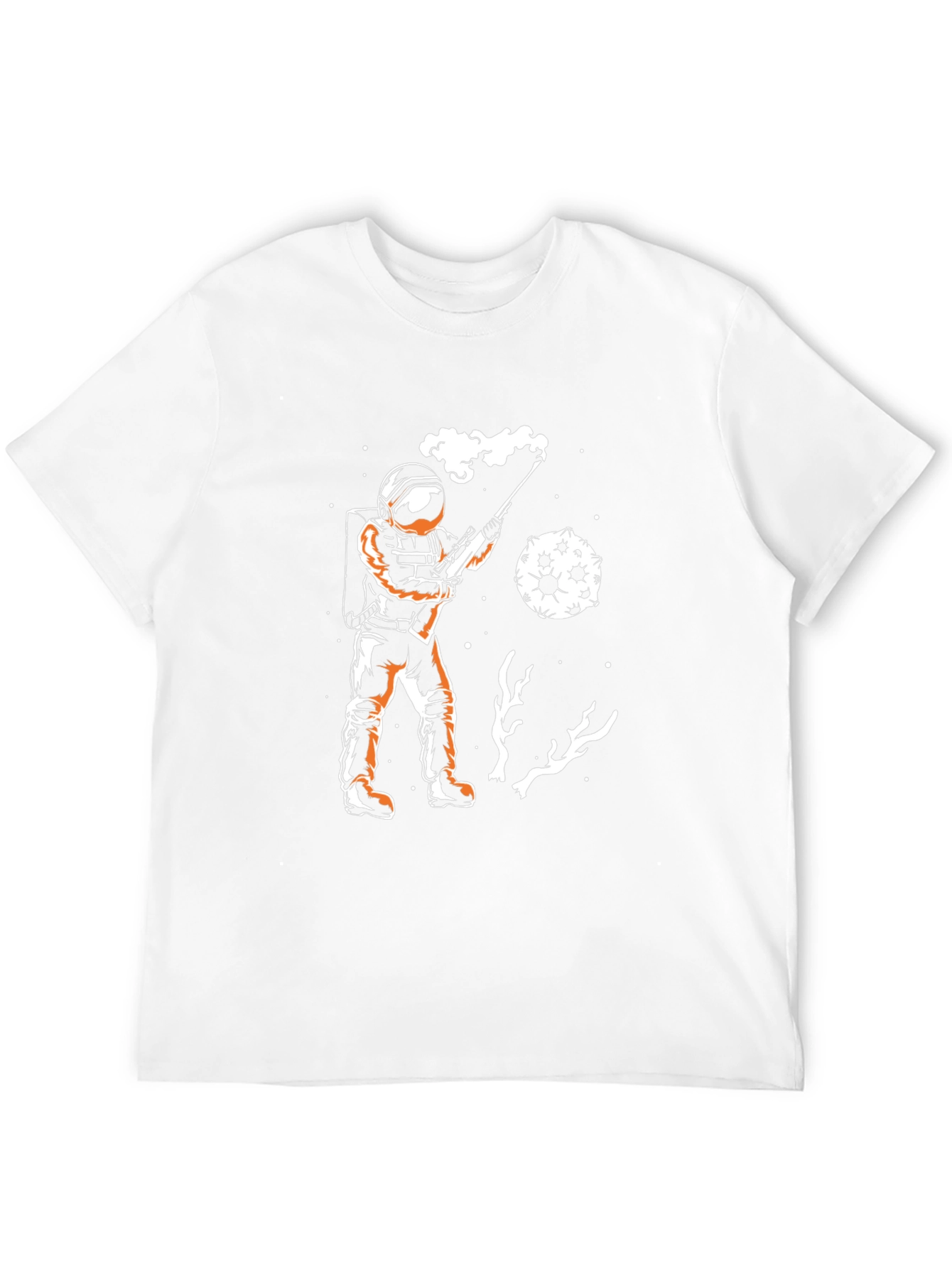 Astronaut Moon Shot T-Shirt - Black Graphic Tee