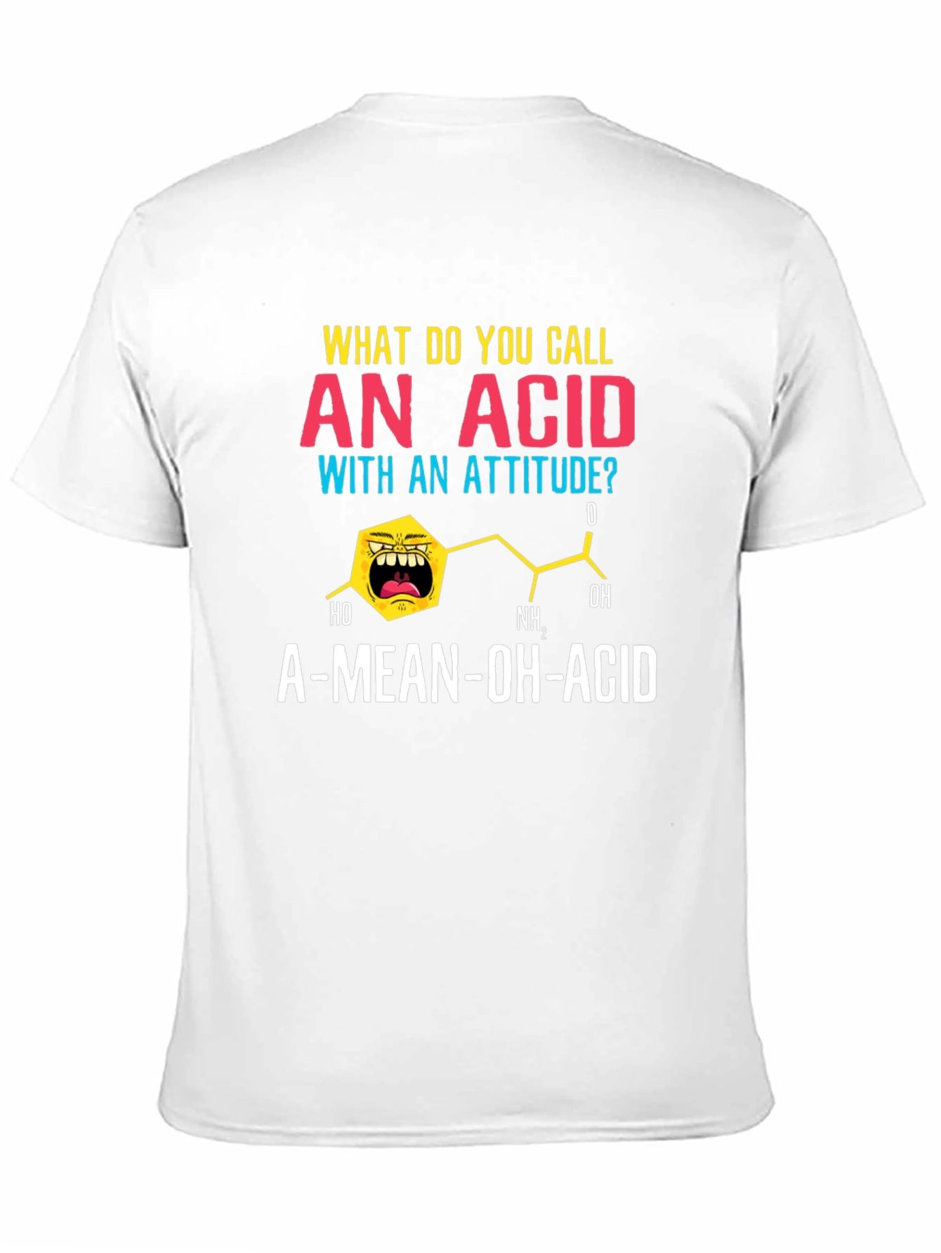 A-Mean-Oh-Acid T-Shirt Funny Chemistry Pun