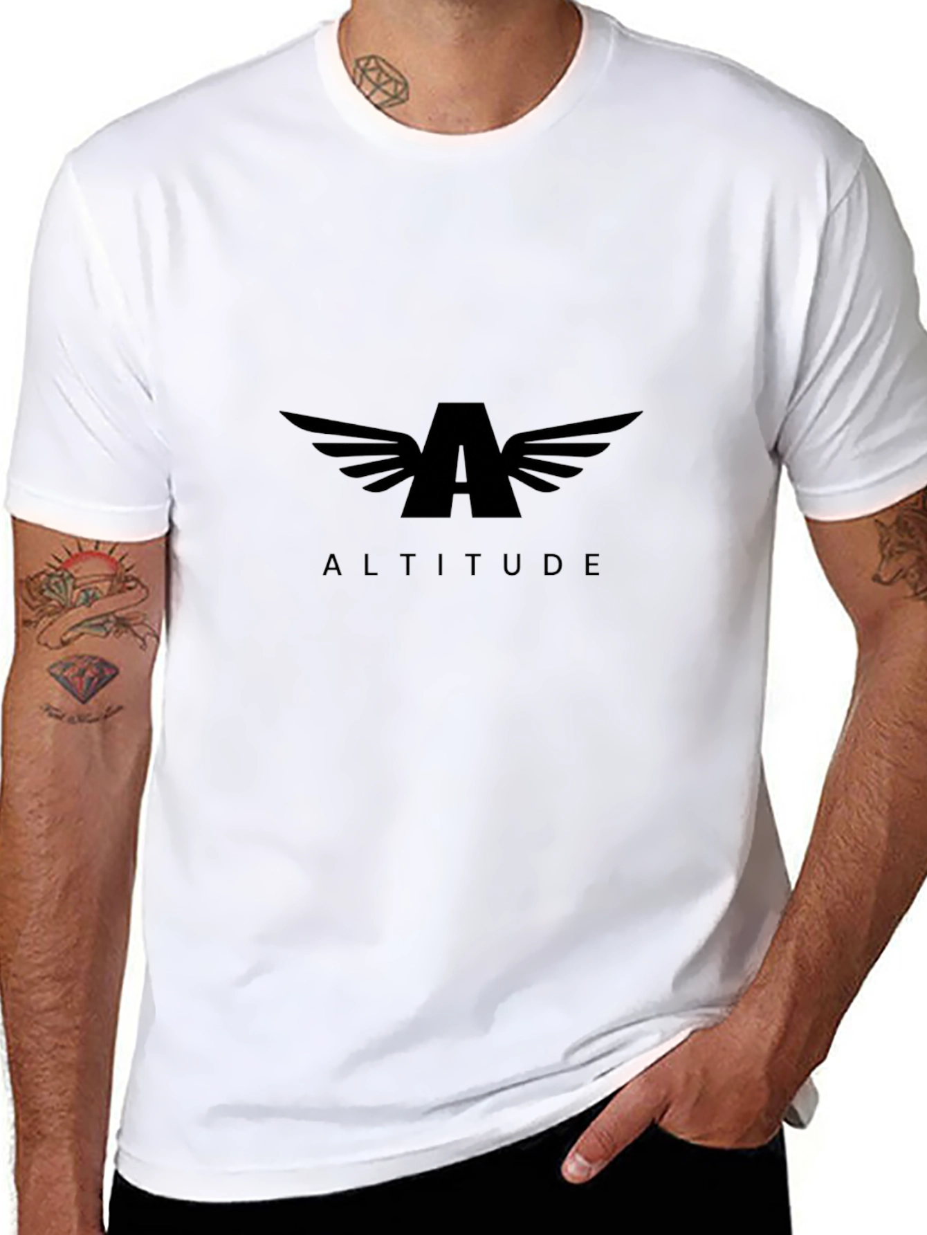Altitude Graphic T-Shirt - Mens Black Tee