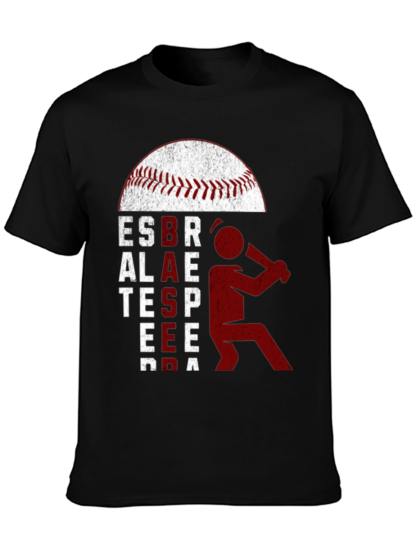 Baseball Player Graphic Tee - Strike Zone Comfort