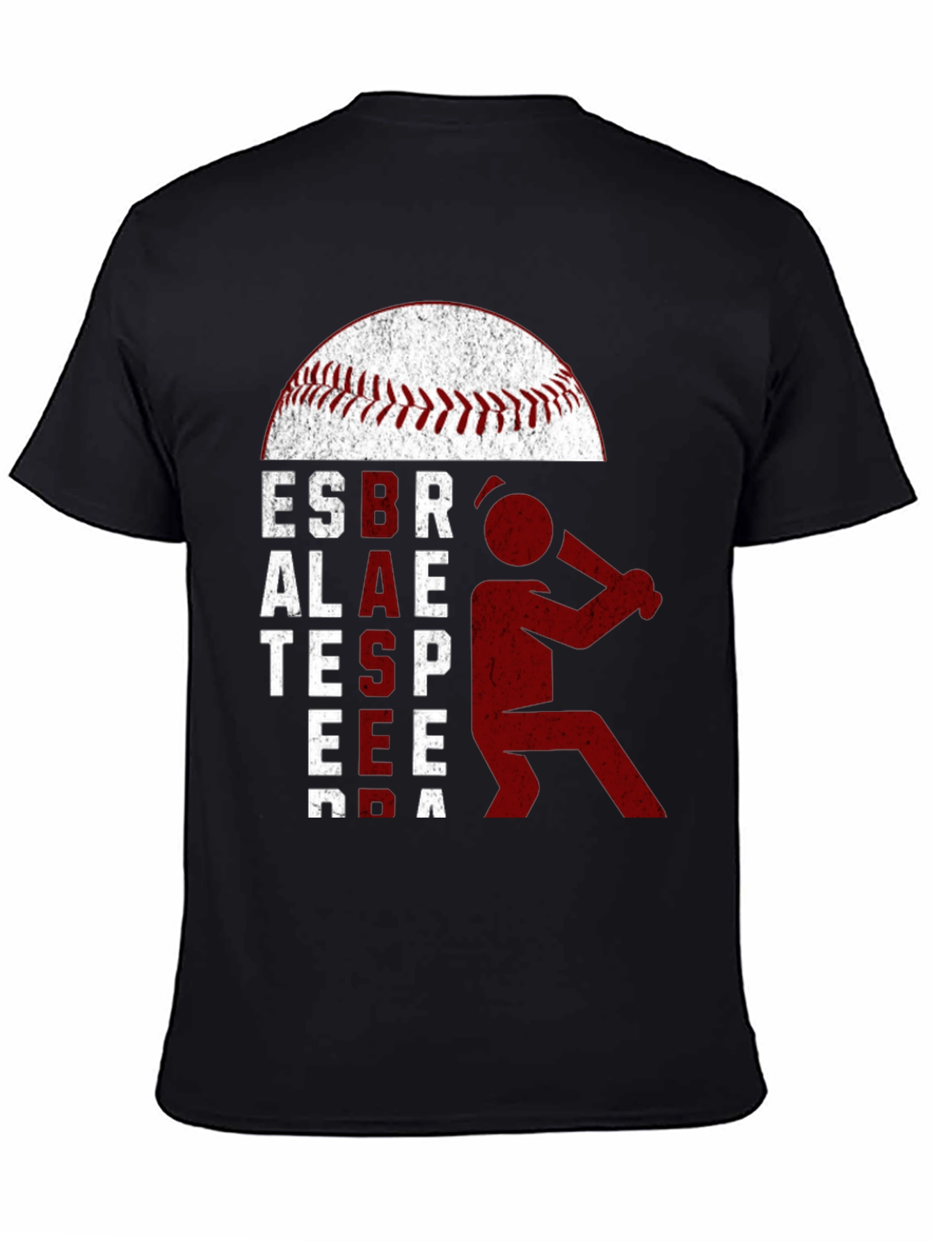 Baseball Player Graphic Tee - Strike Zone Comfort