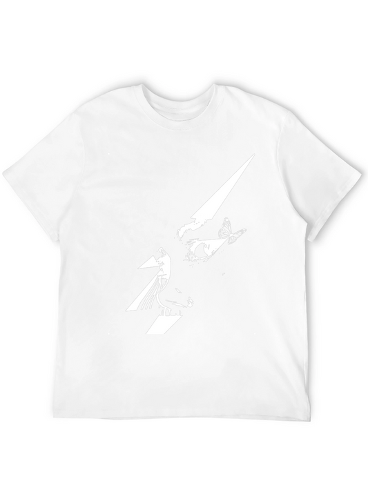 Abstract Butterfly Graphic Tee