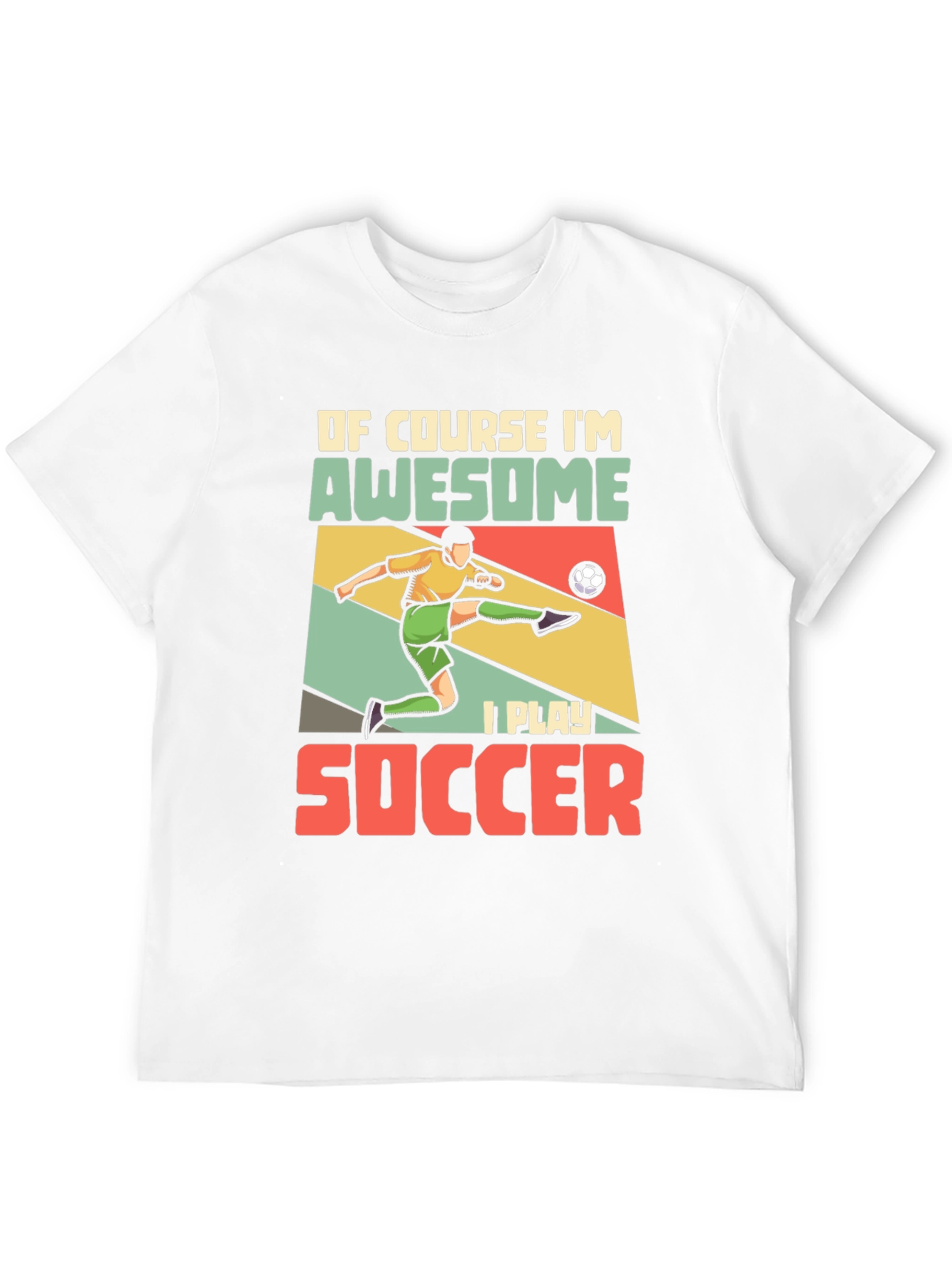 Awesome Soccer Player Graphic Tee