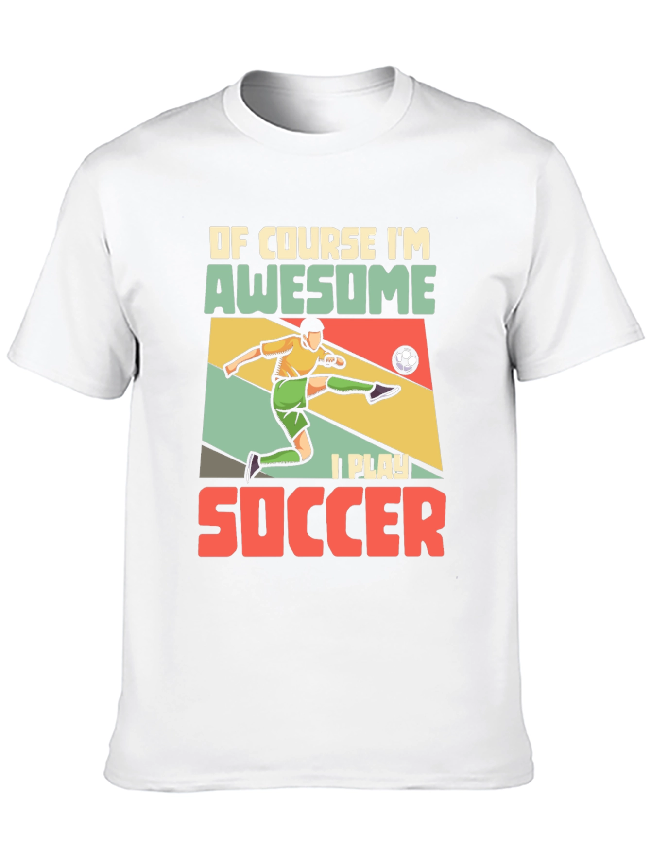 Awesome Soccer Player Graphic Tee