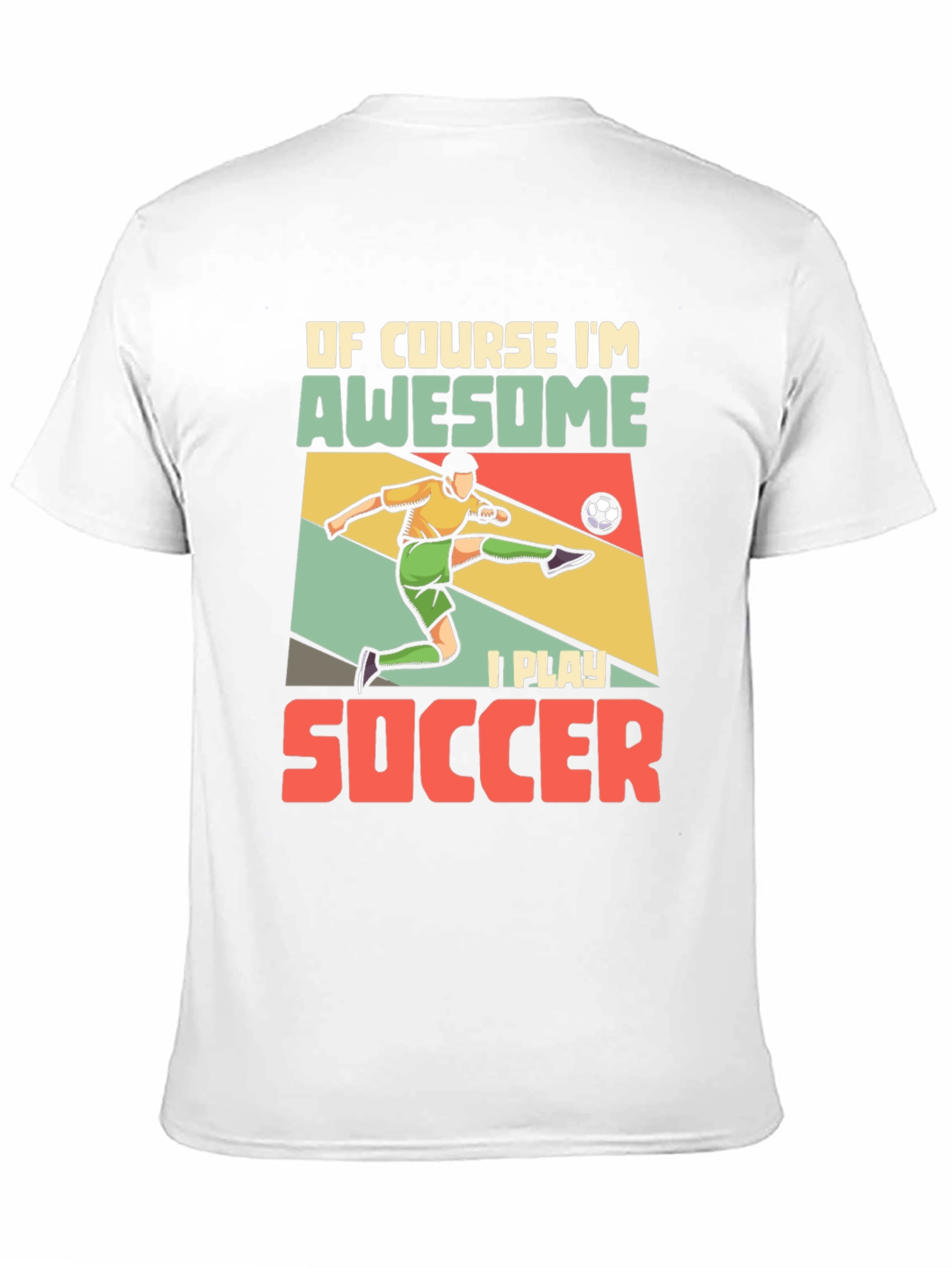 Awesome Soccer Player Graphic Tee