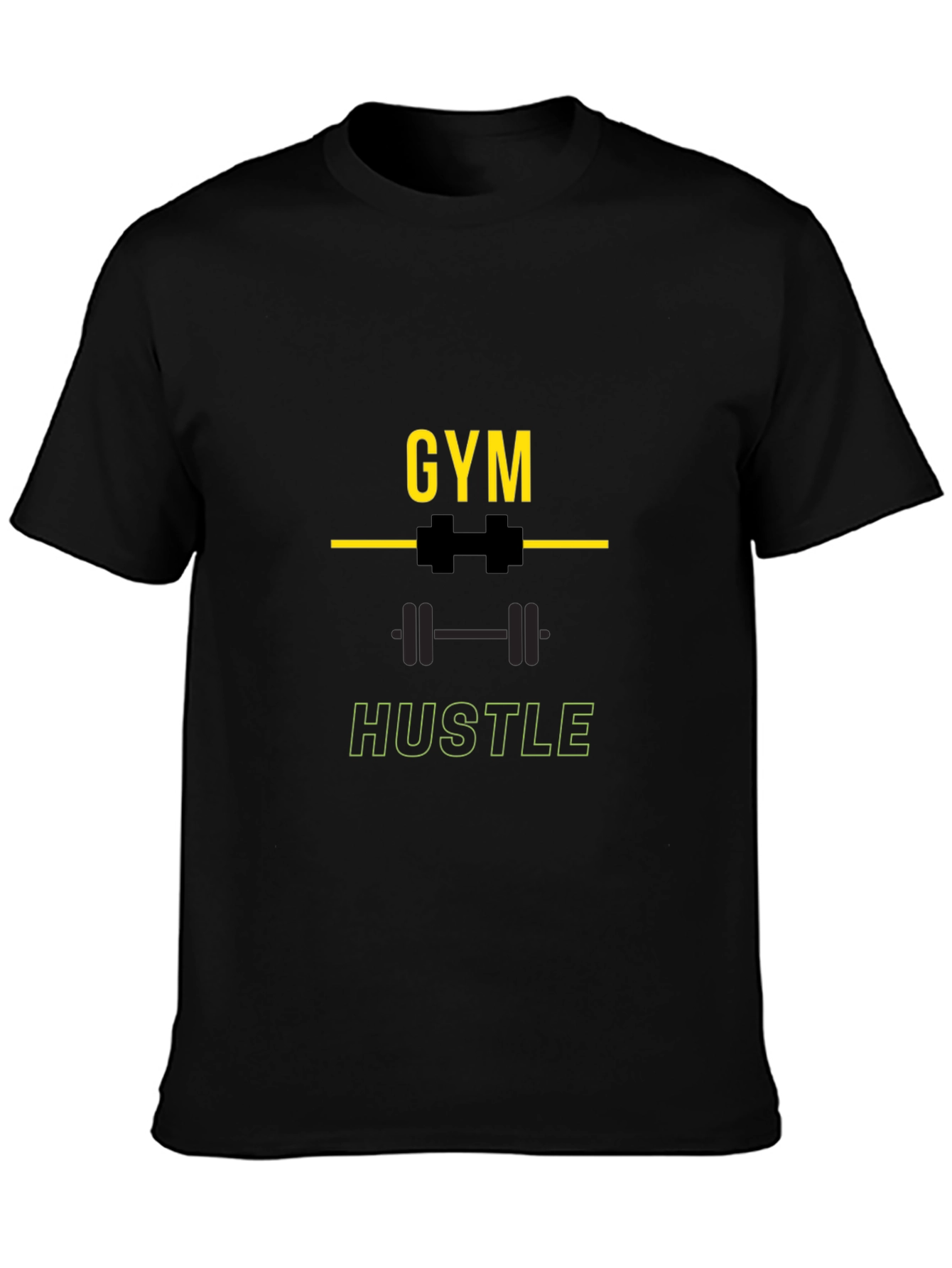 Gym Hustle Black T-Shirt