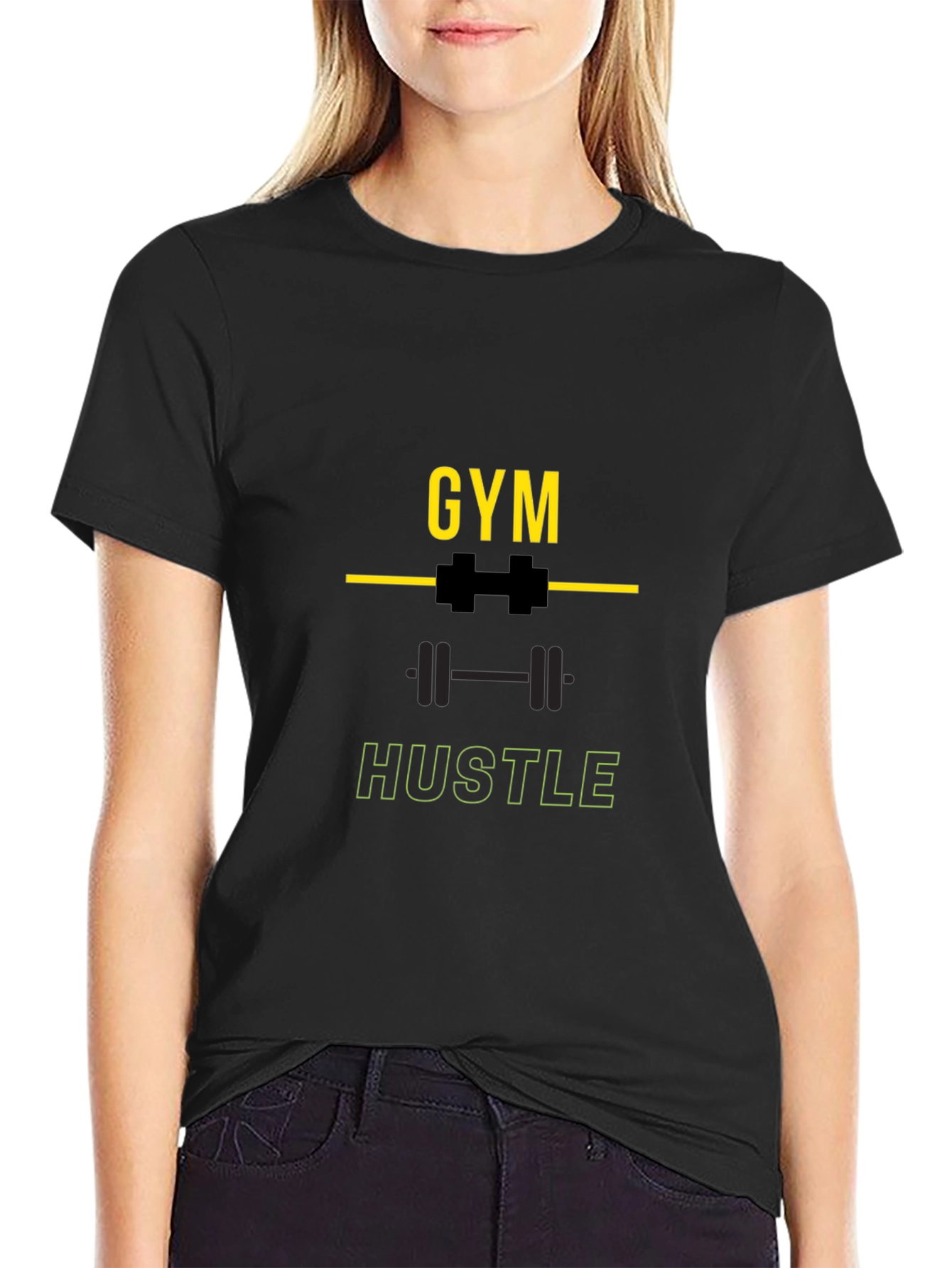 Gym Hustle Black T-Shirt