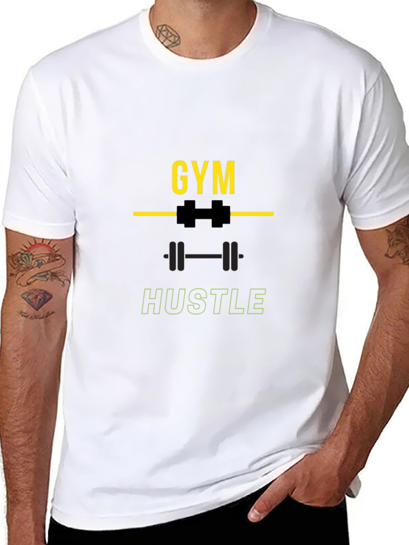 Gym Hustle Black T-Shirt