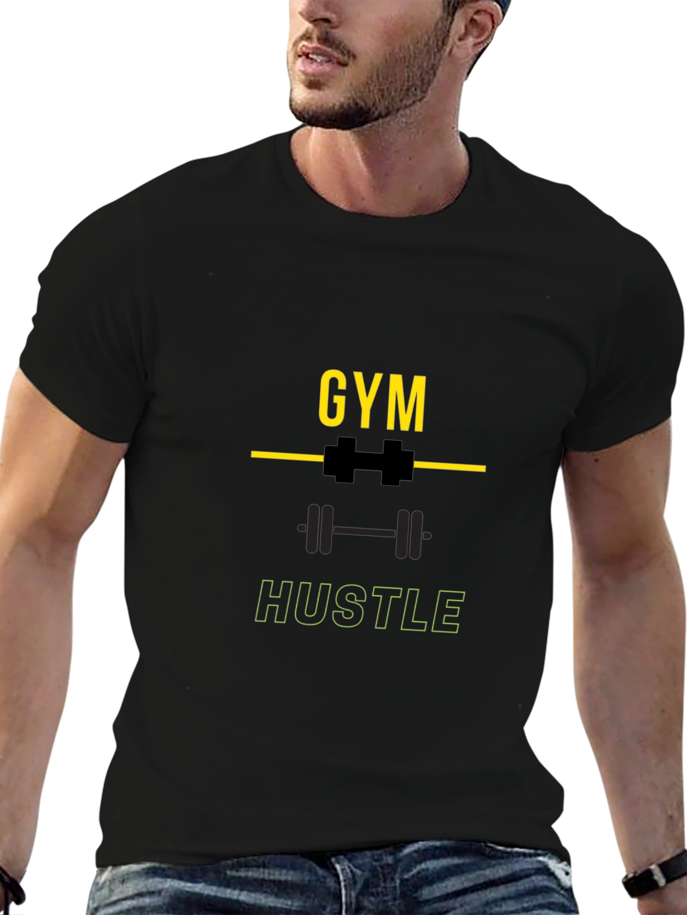 Gym Hustle Black T-Shirt