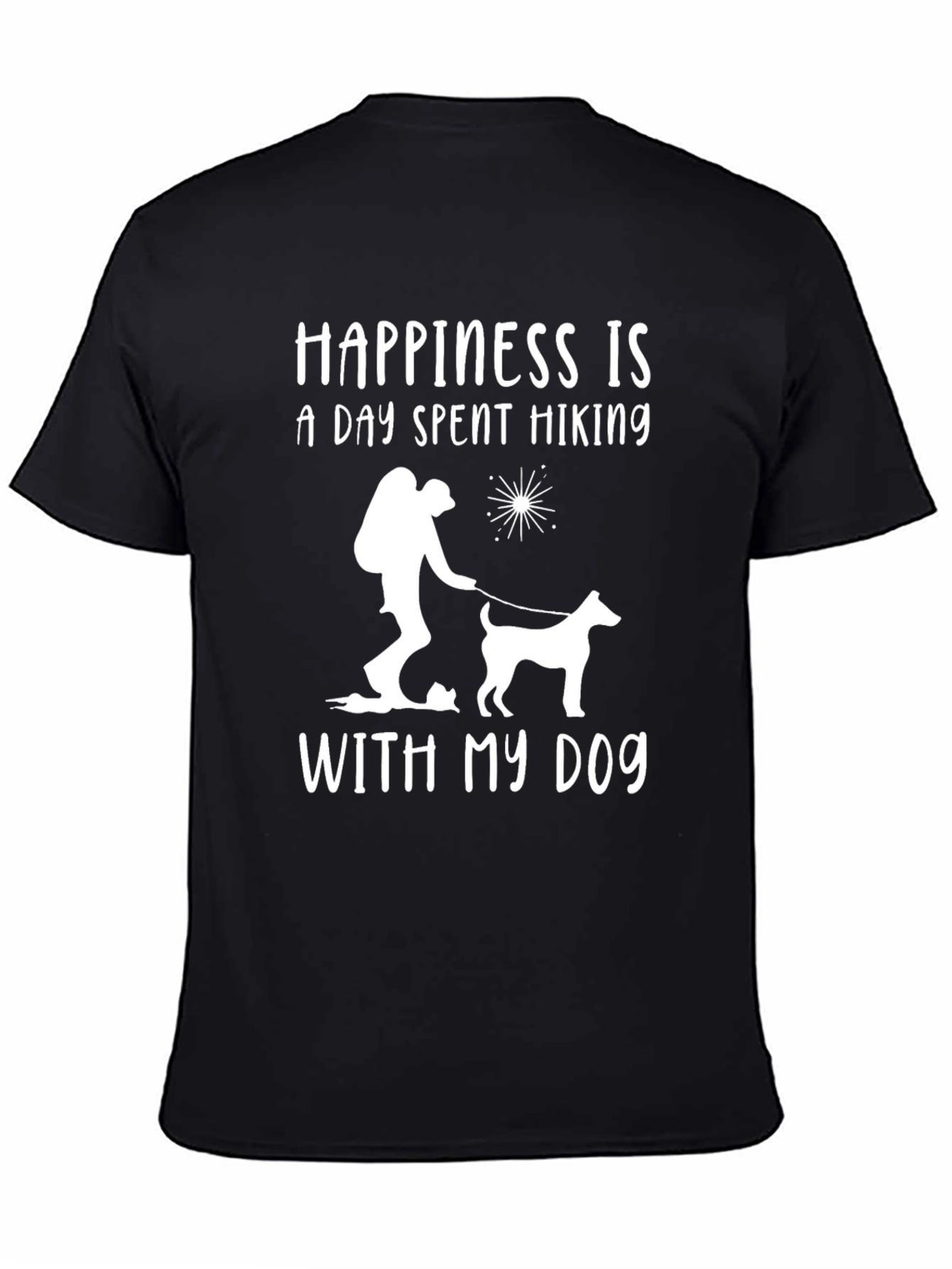 Happiness is Hiking with My Dog T-Shirt