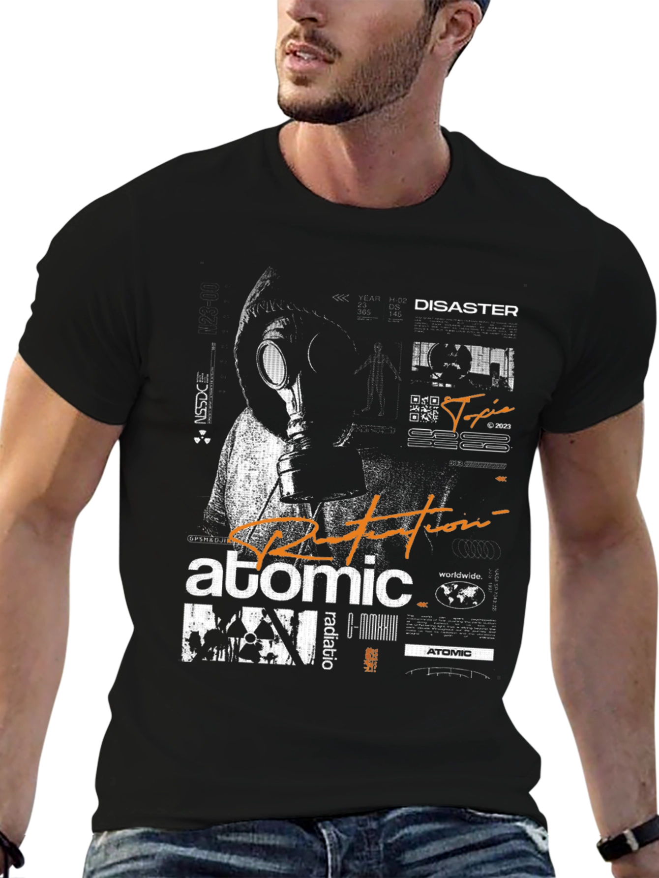 Atomic Disaster Graphic Tee - Black T-Shirt