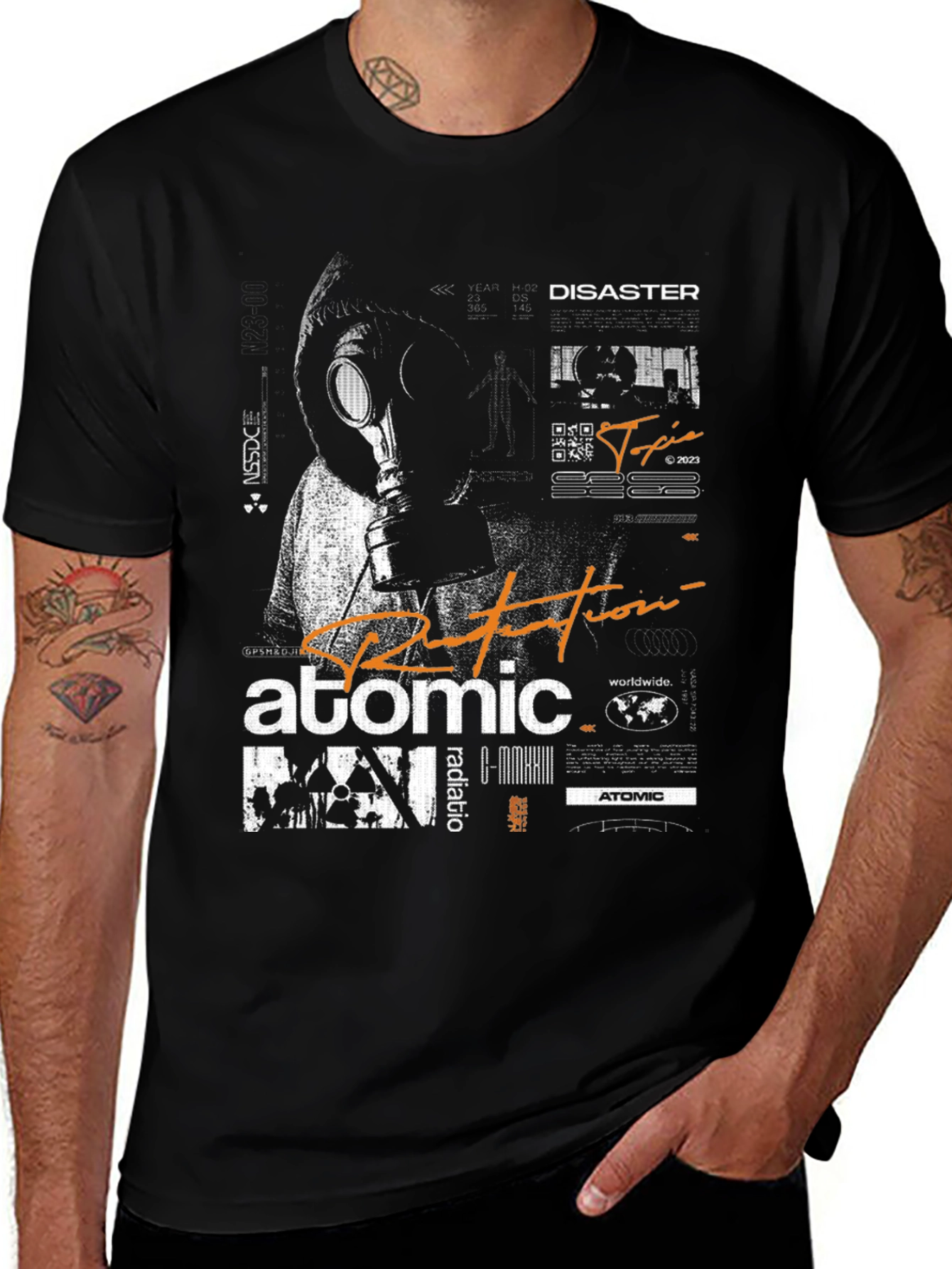Atomic Disaster Graphic Tee - Black T-Shirt