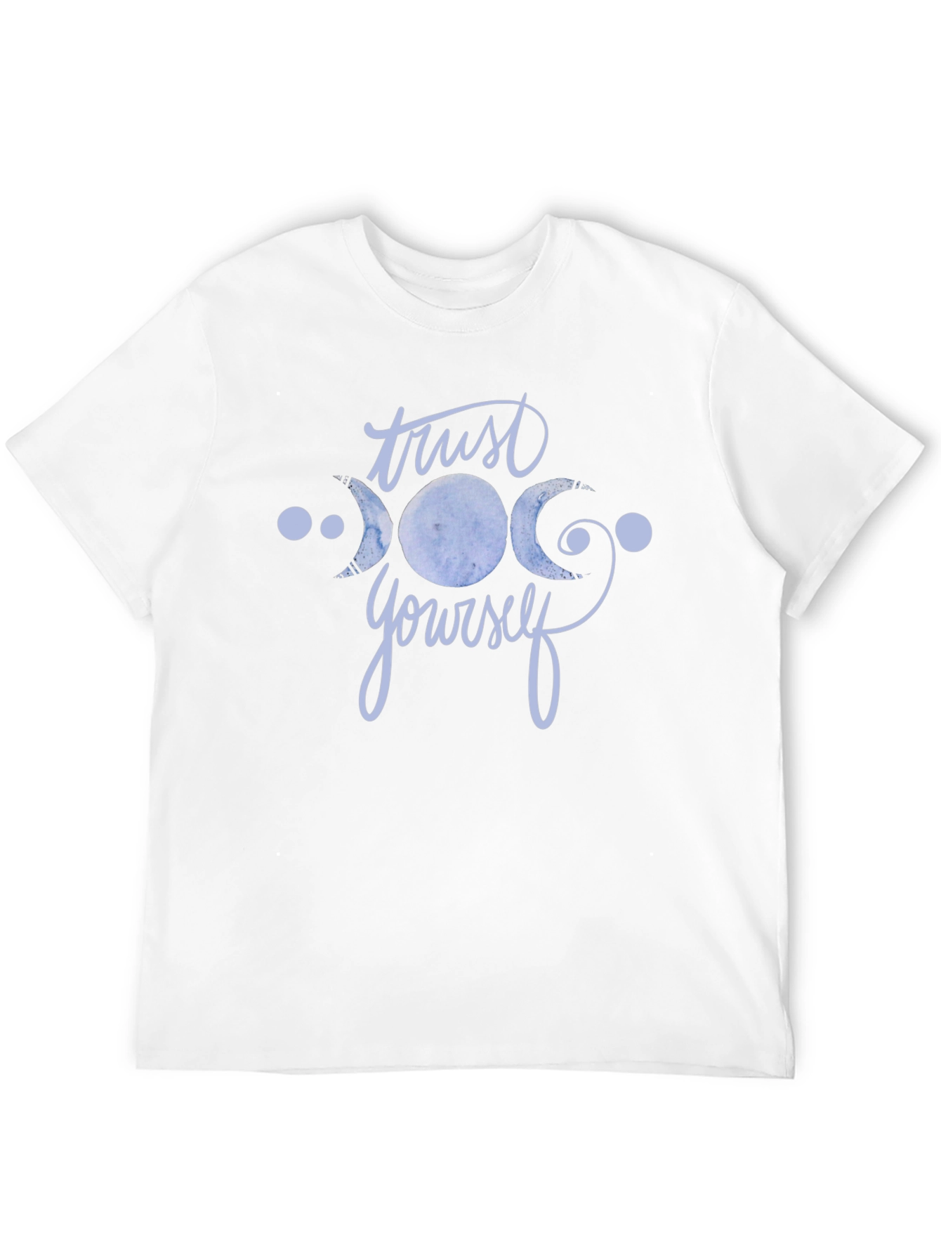 Trust Yourself Moon Phase Black T-Shirt