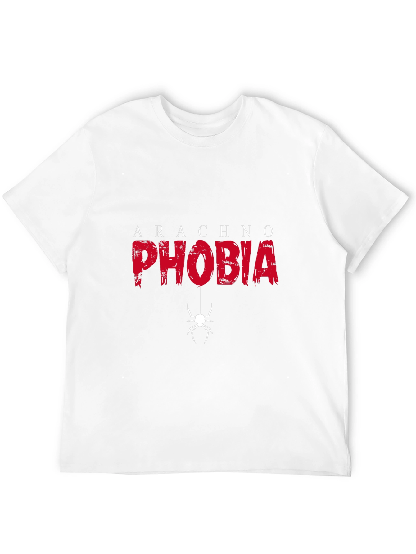 Arachnophobia Graphic Tee - Black Cotton T-Shirt
