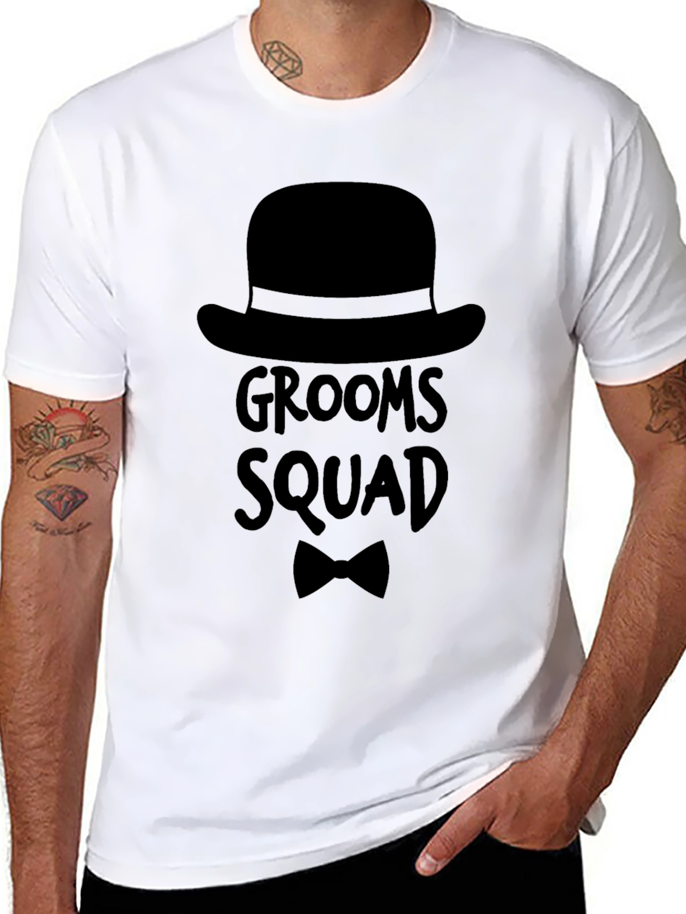 Grooms Squad T-Shirt - Wedding Party Apparel