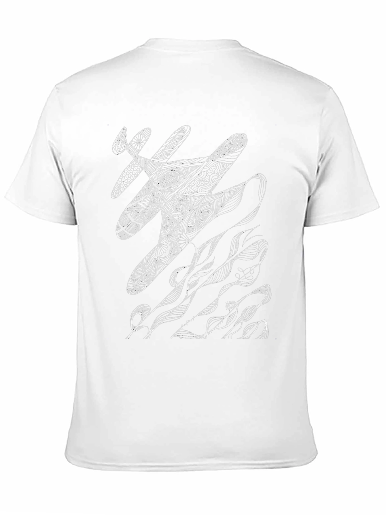 Abstract Art Graphic Tee - Modern Black T-Shirt