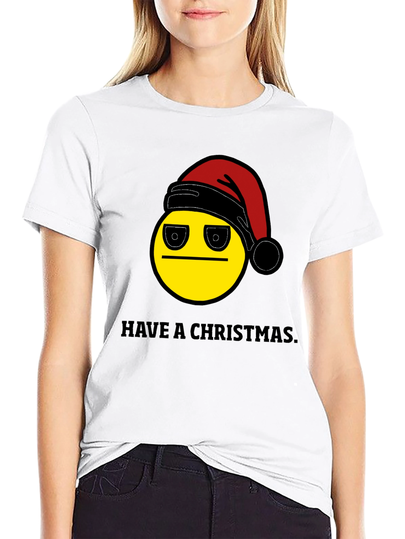 Have A Christmas Grumpy Emoji T-Shirt