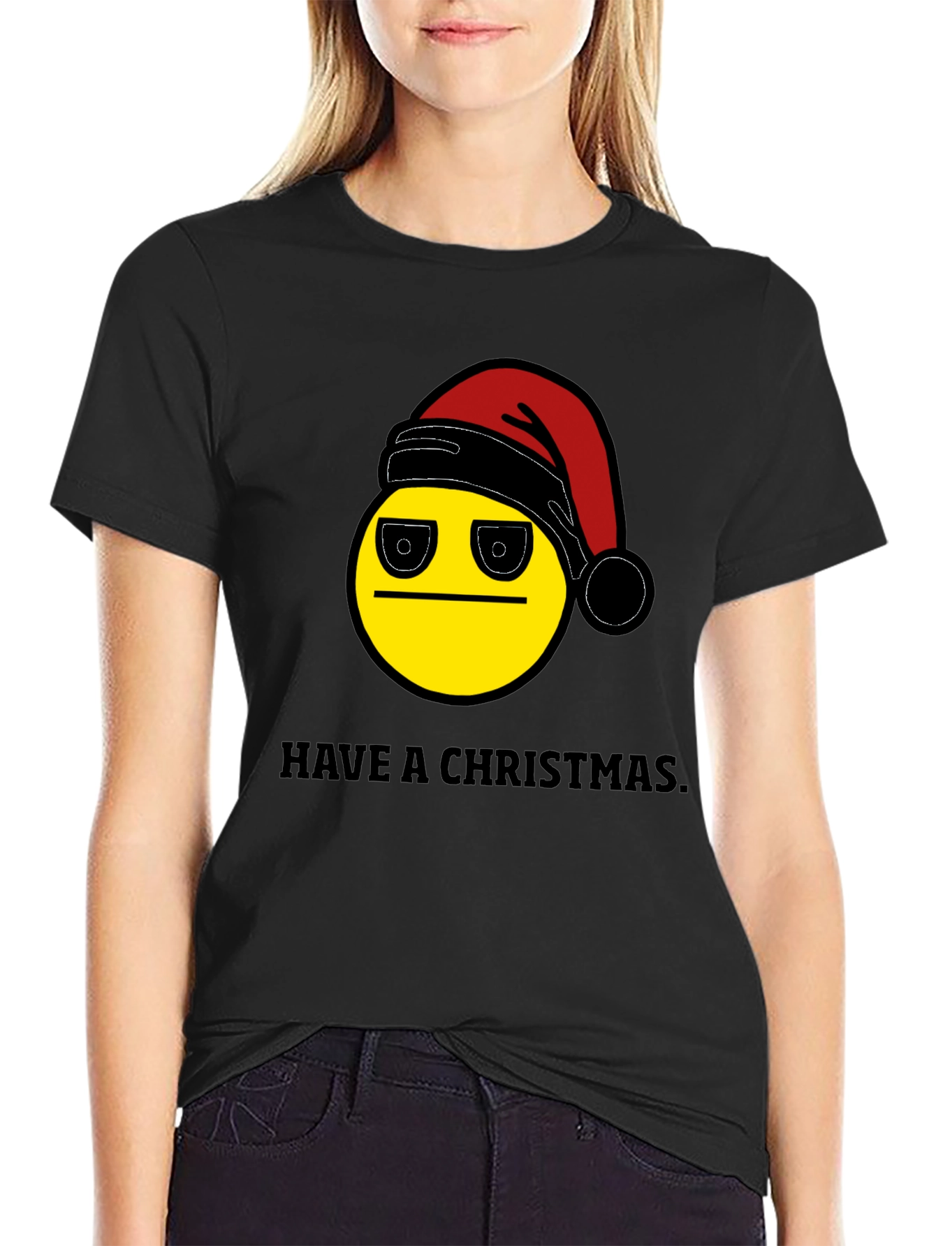 Have A Christmas Grumpy Emoji T-Shirt