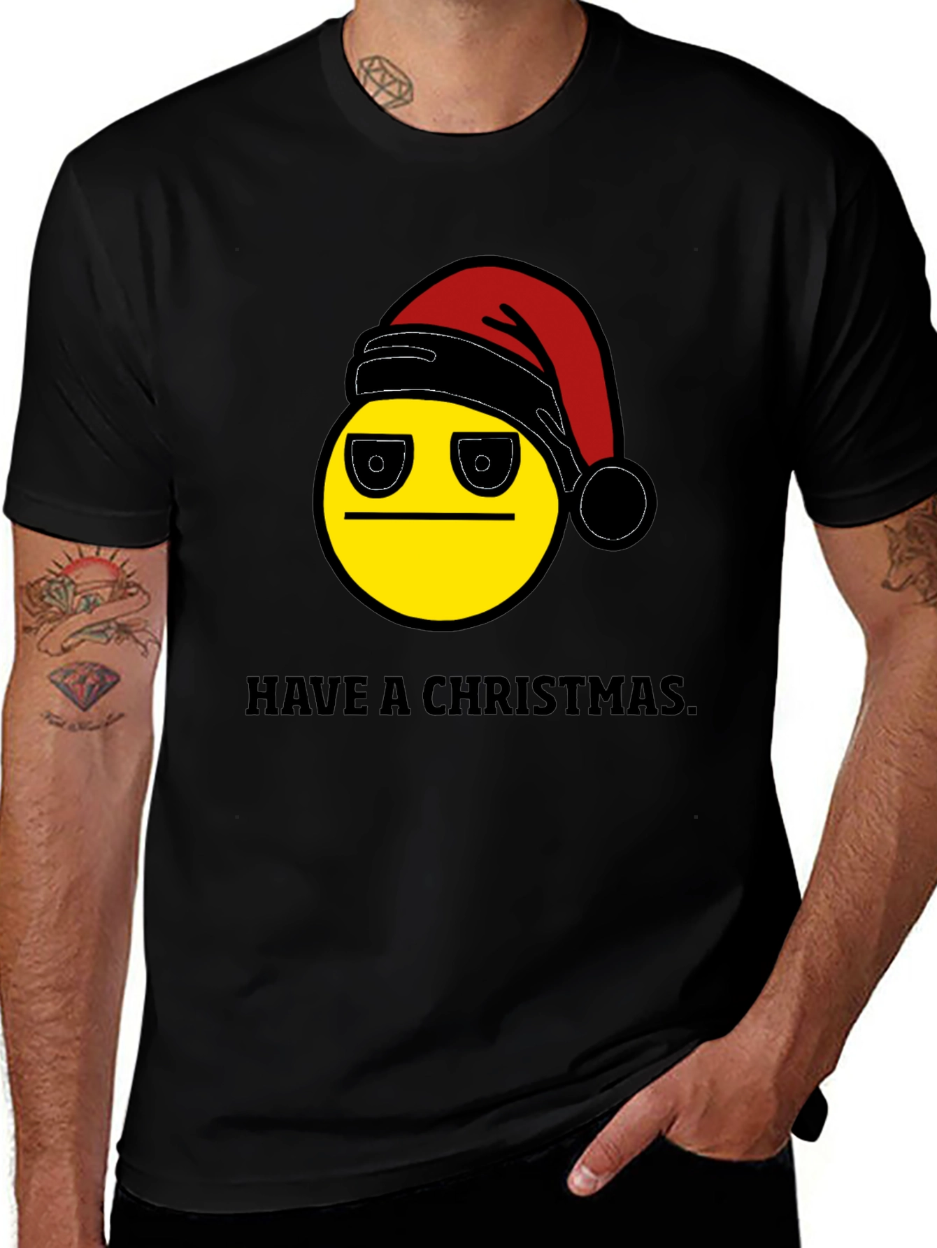 Have A Christmas Grumpy Emoji T-Shirt