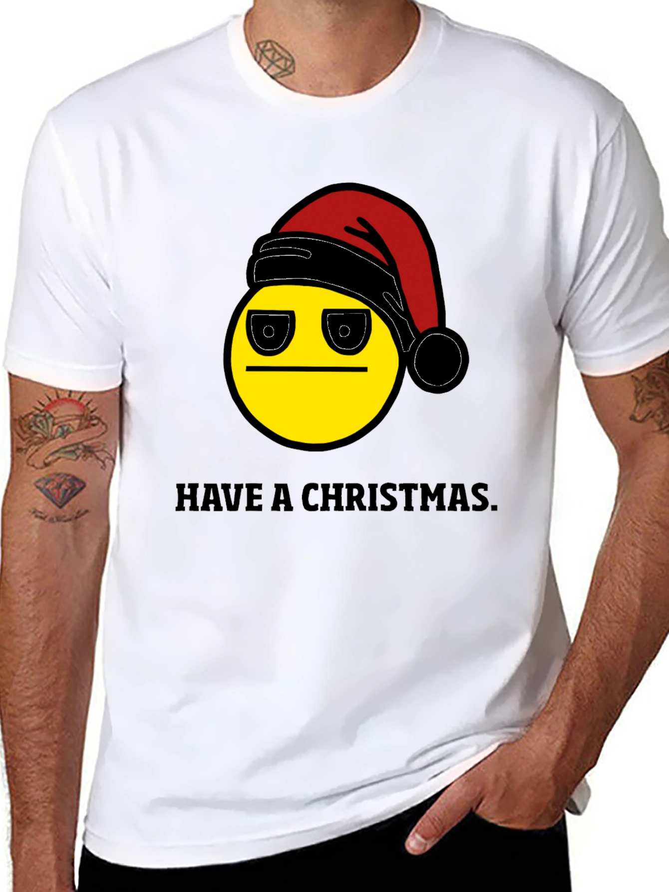 Have A Christmas Grumpy Emoji T-Shirt