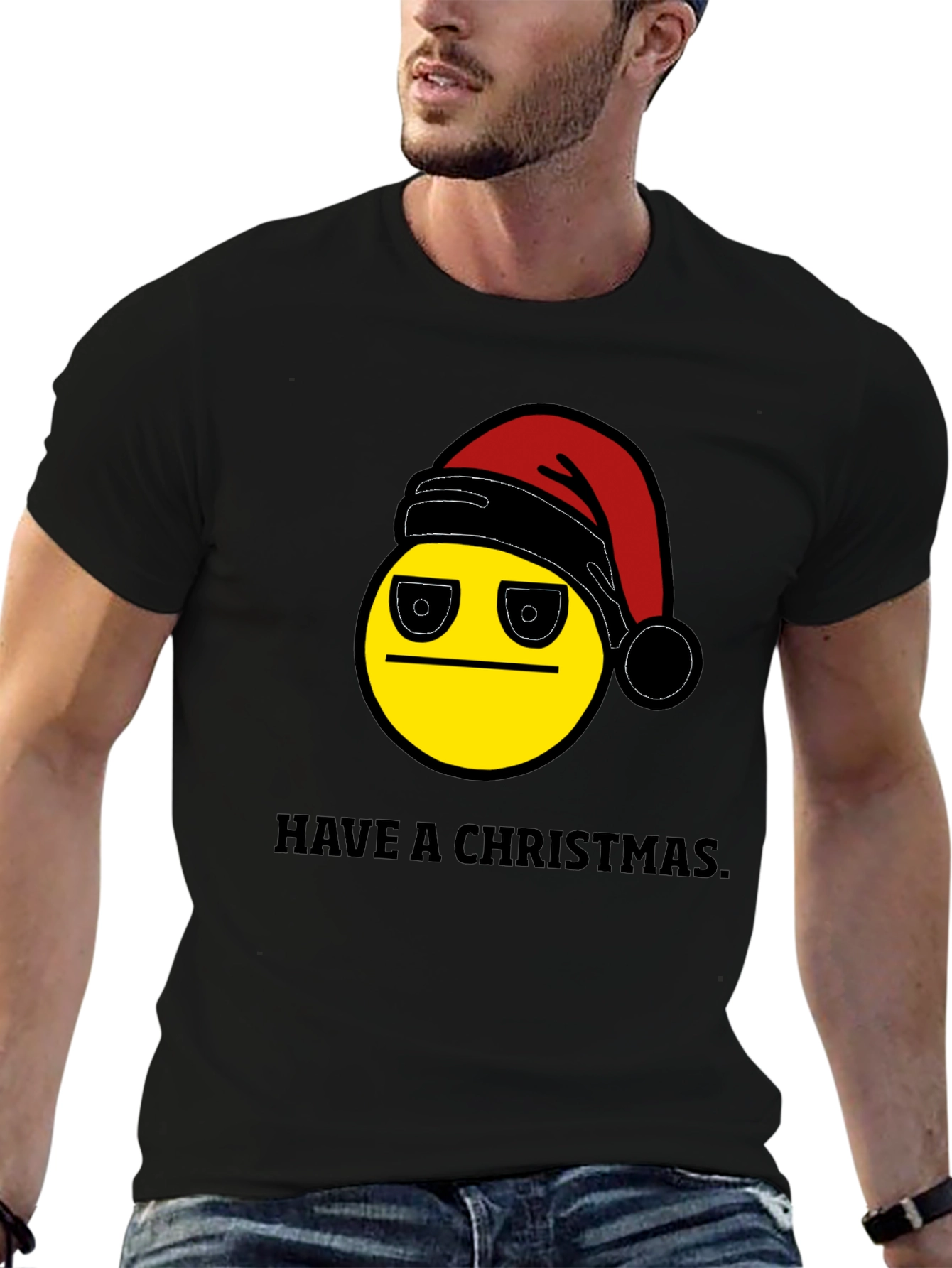 Have A Christmas Grumpy Emoji T-Shirt