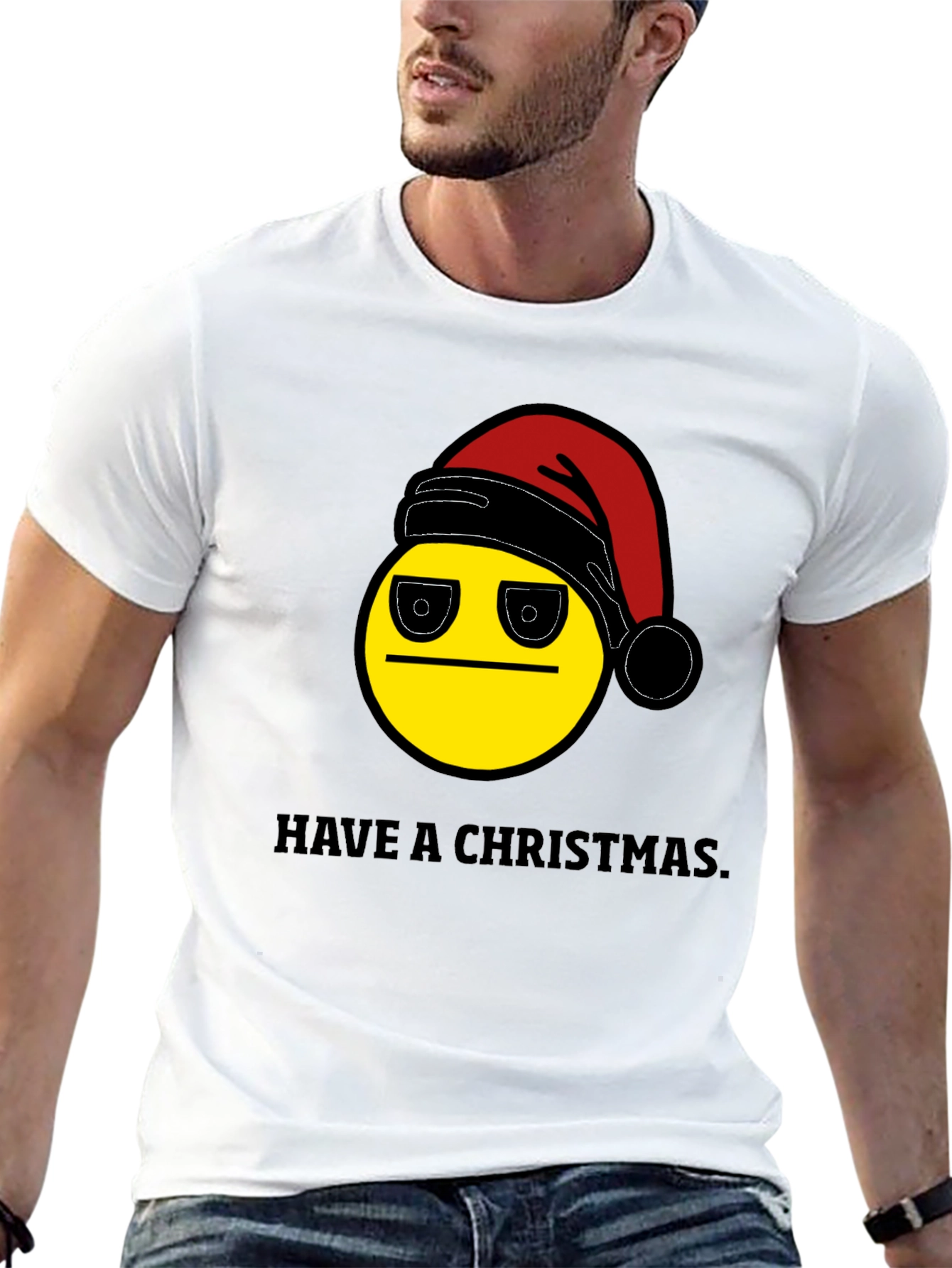 Have A Christmas Grumpy Emoji T-Shirt