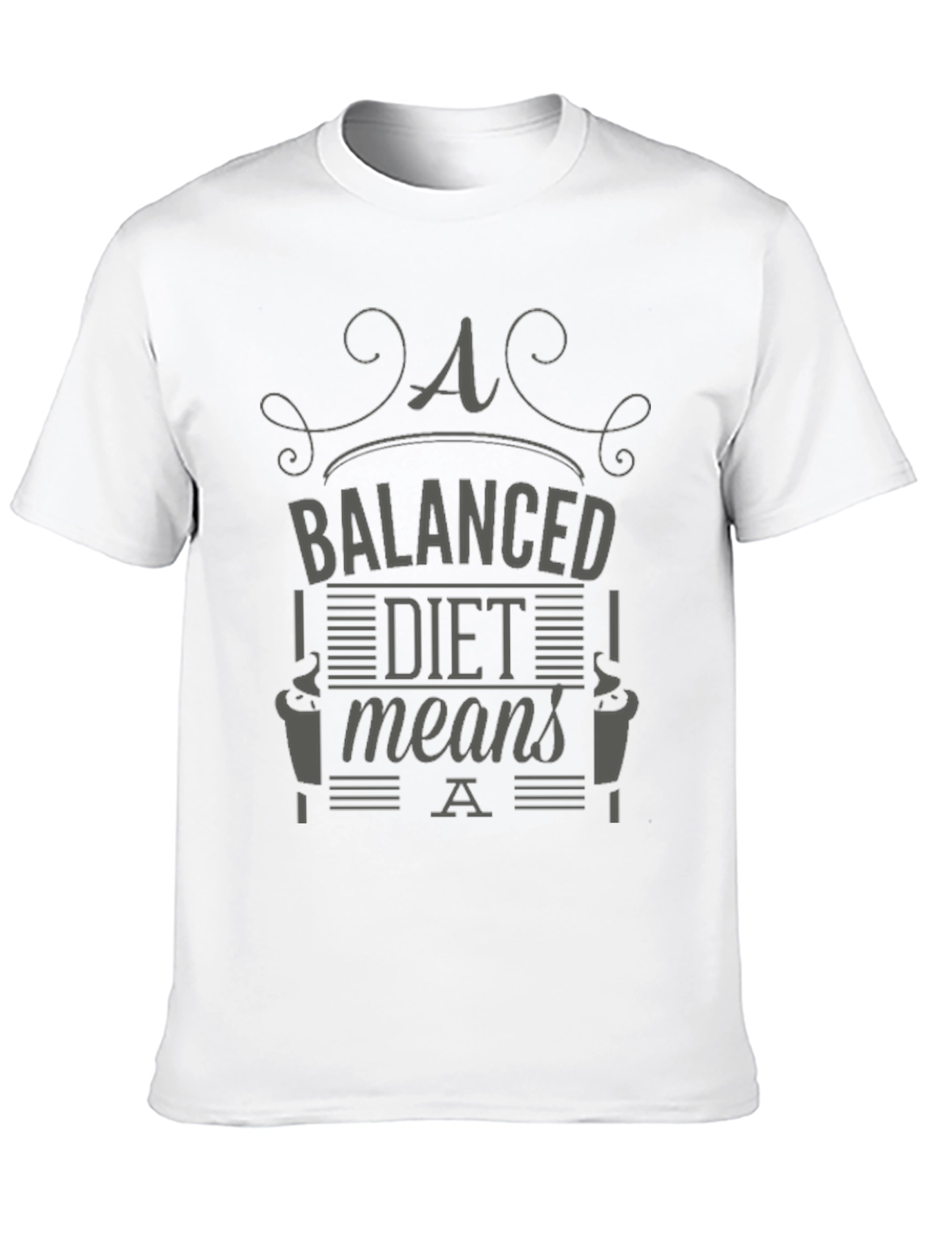 Balanced Diet Coffee T-Shirt - Unisex Graphic Tee