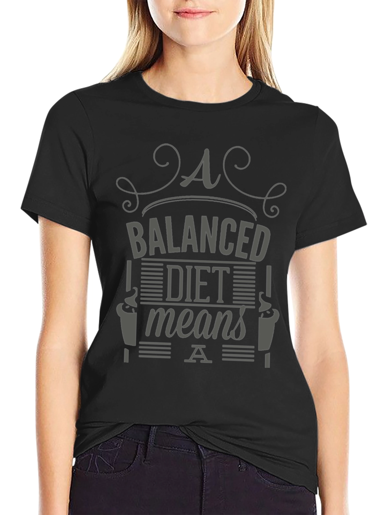 Balanced Diet Coffee T-Shirt - Unisex Graphic Tee