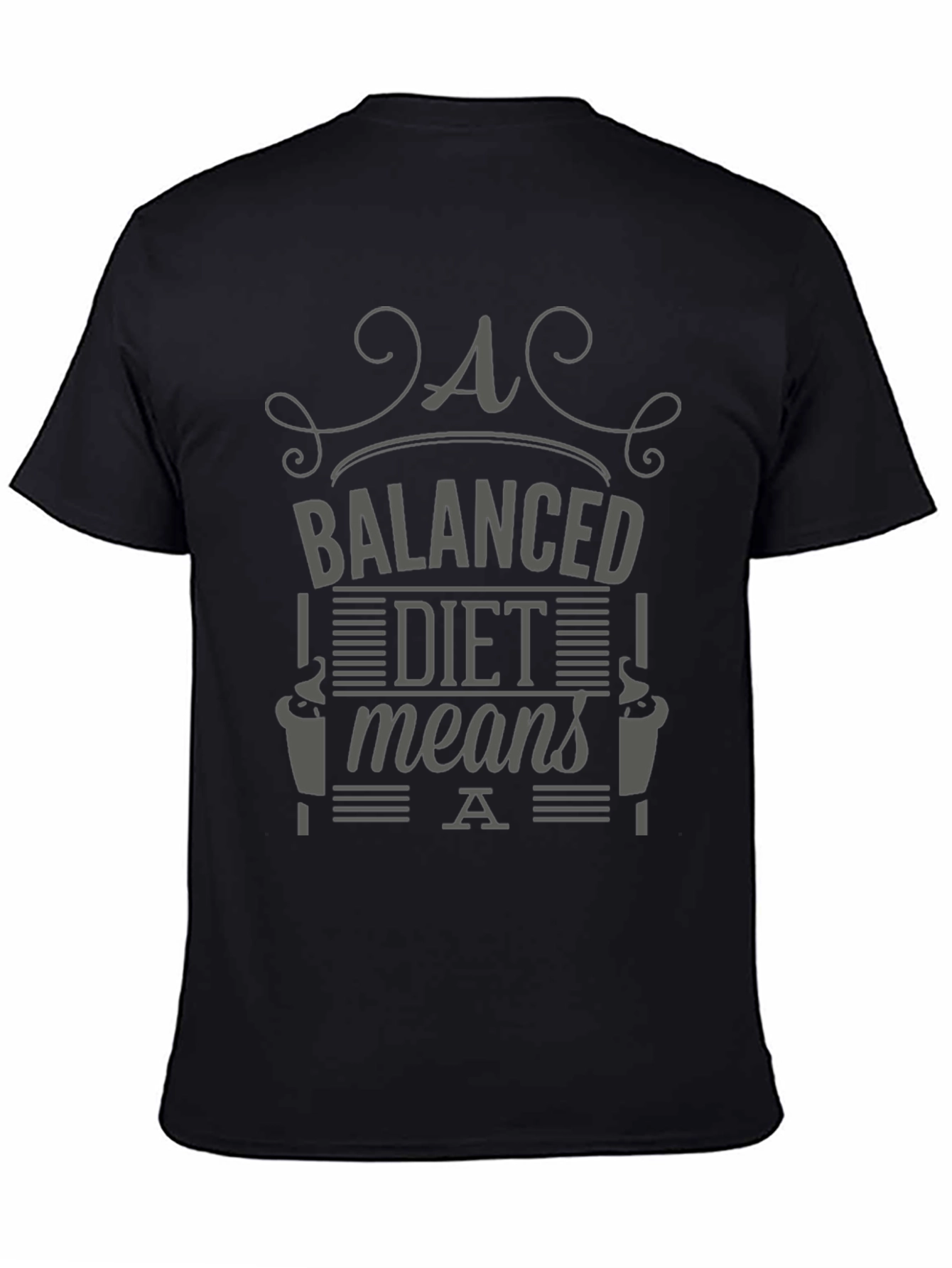 Balanced Diet Coffee T-Shirt - Unisex Graphic Tee
