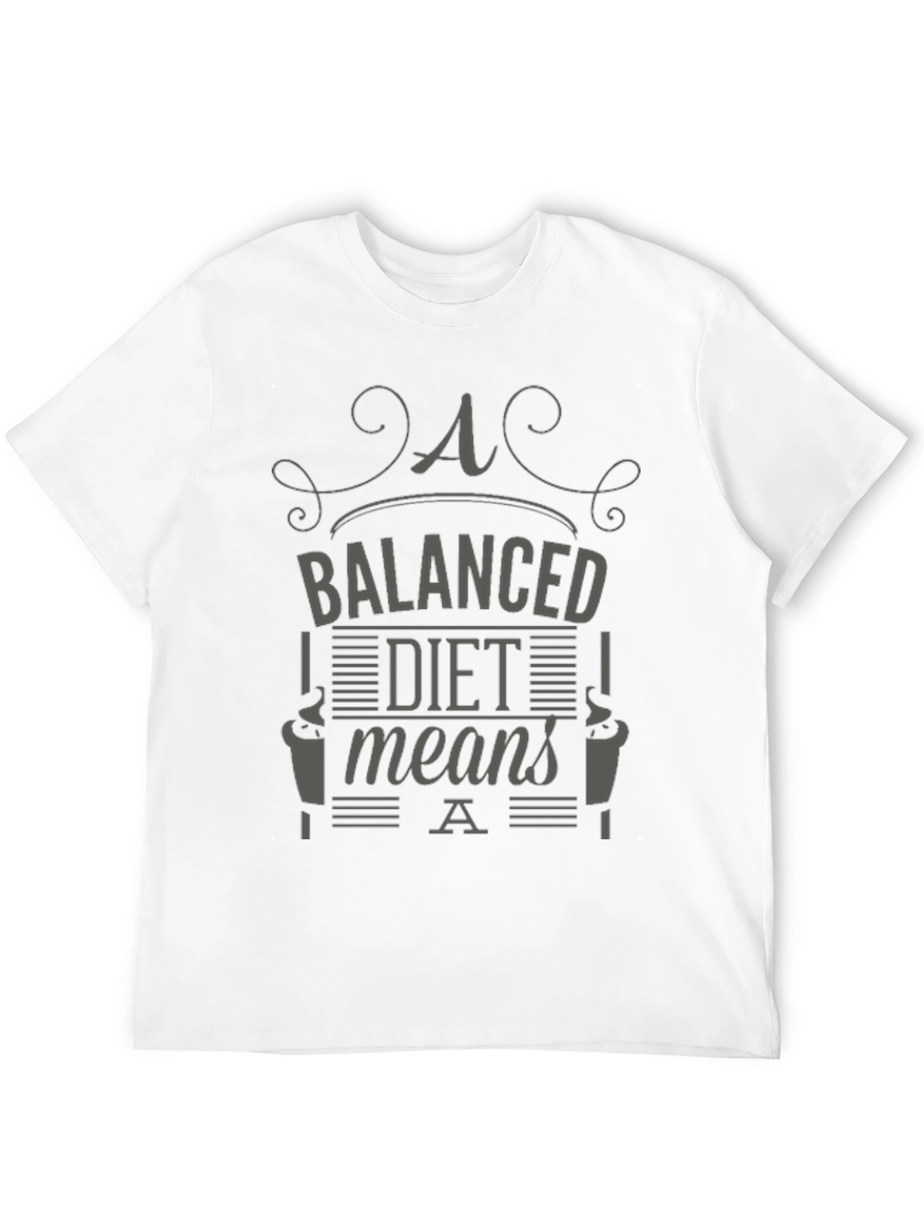 Balanced Diet Coffee T-Shirt - Unisex Graphic Tee