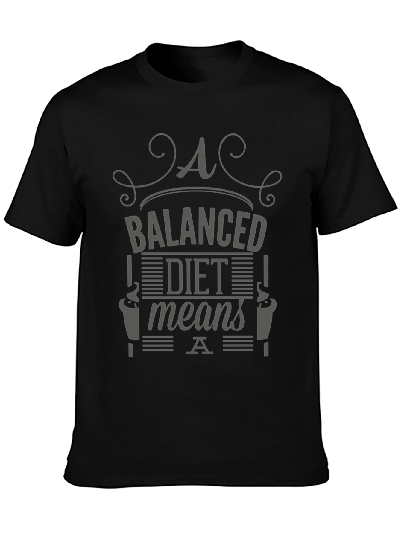 Balanced Diet Coffee T-Shirt - Unisex Graphic Tee