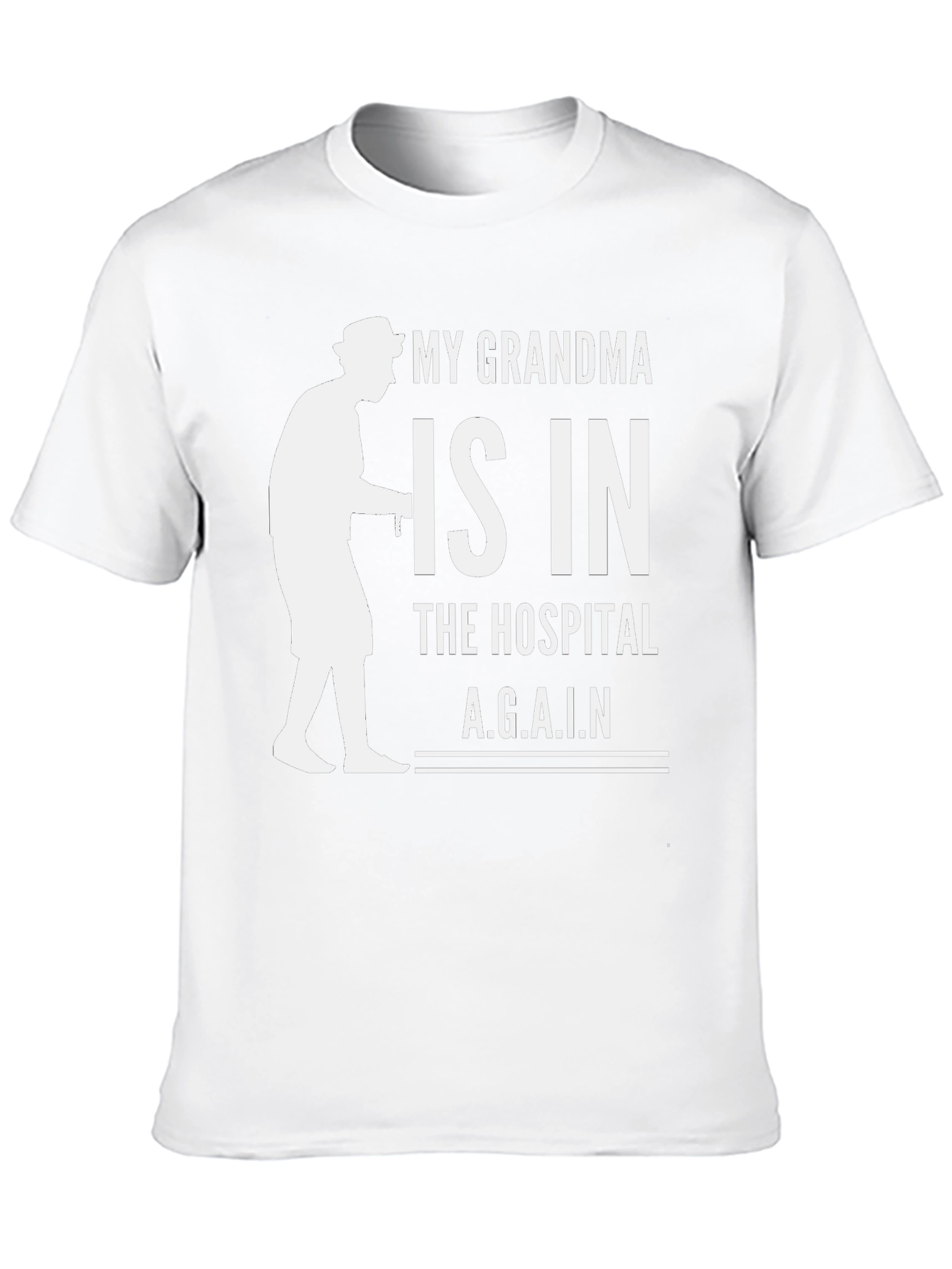 Grandma in Hospital Graphic T-Shirt