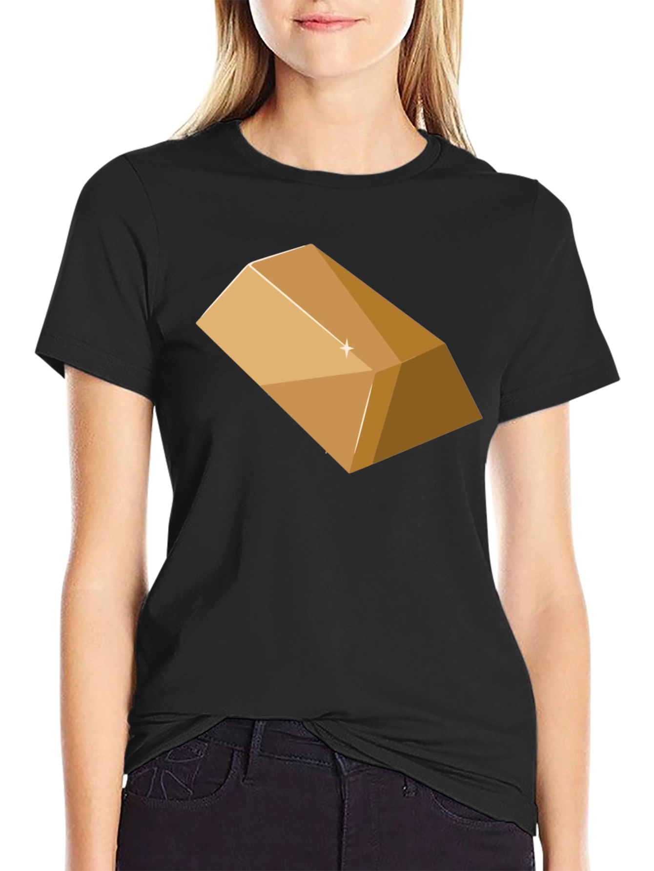 Gold Bar Graphic T-Shirt - Mens