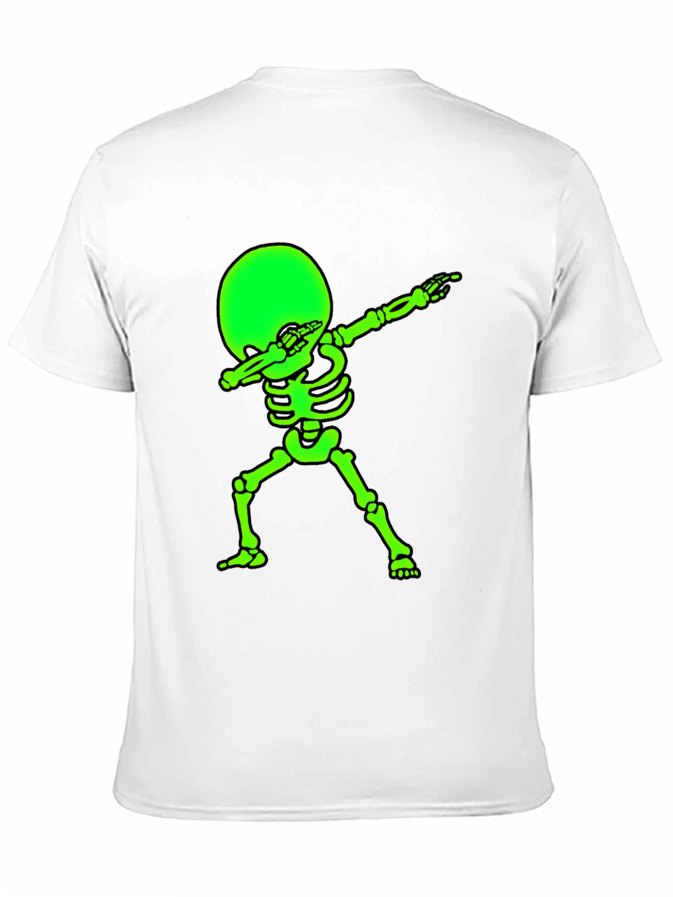 Glow Skeleton Dab T-Shirt - Black Tee