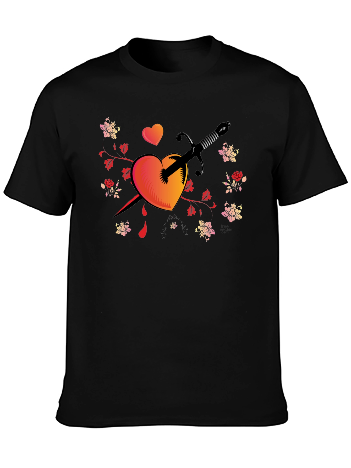 Heart & Dagger Graphic Tee