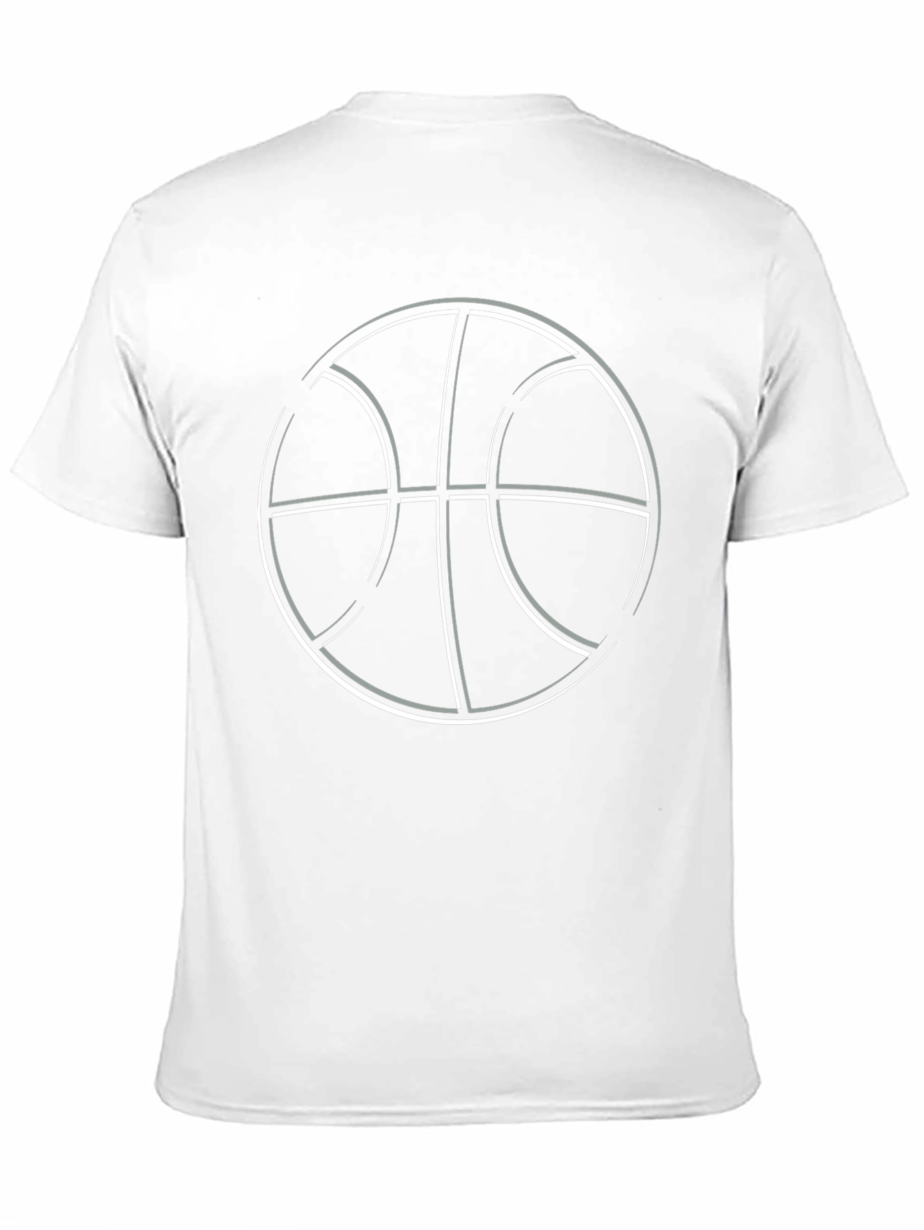 Basketball Graphic Tee - Black Cotton T-Shirt