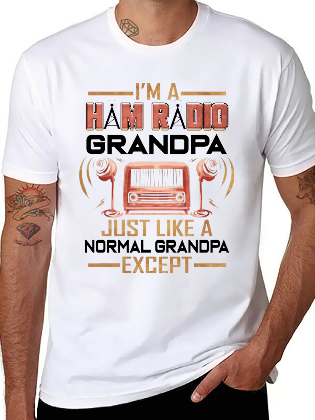 Ham Radio Grandpa T-Shirt